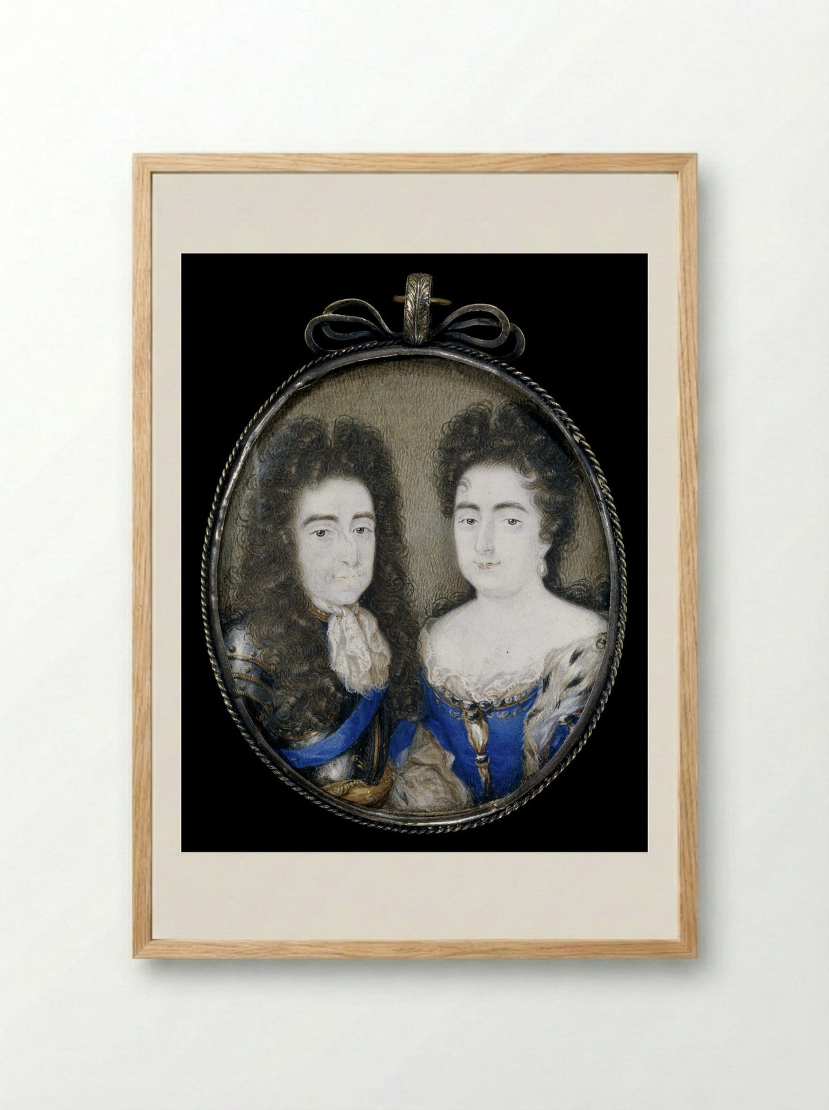 William III and Mary II - Peter Hoadly - Framed Print Wood
