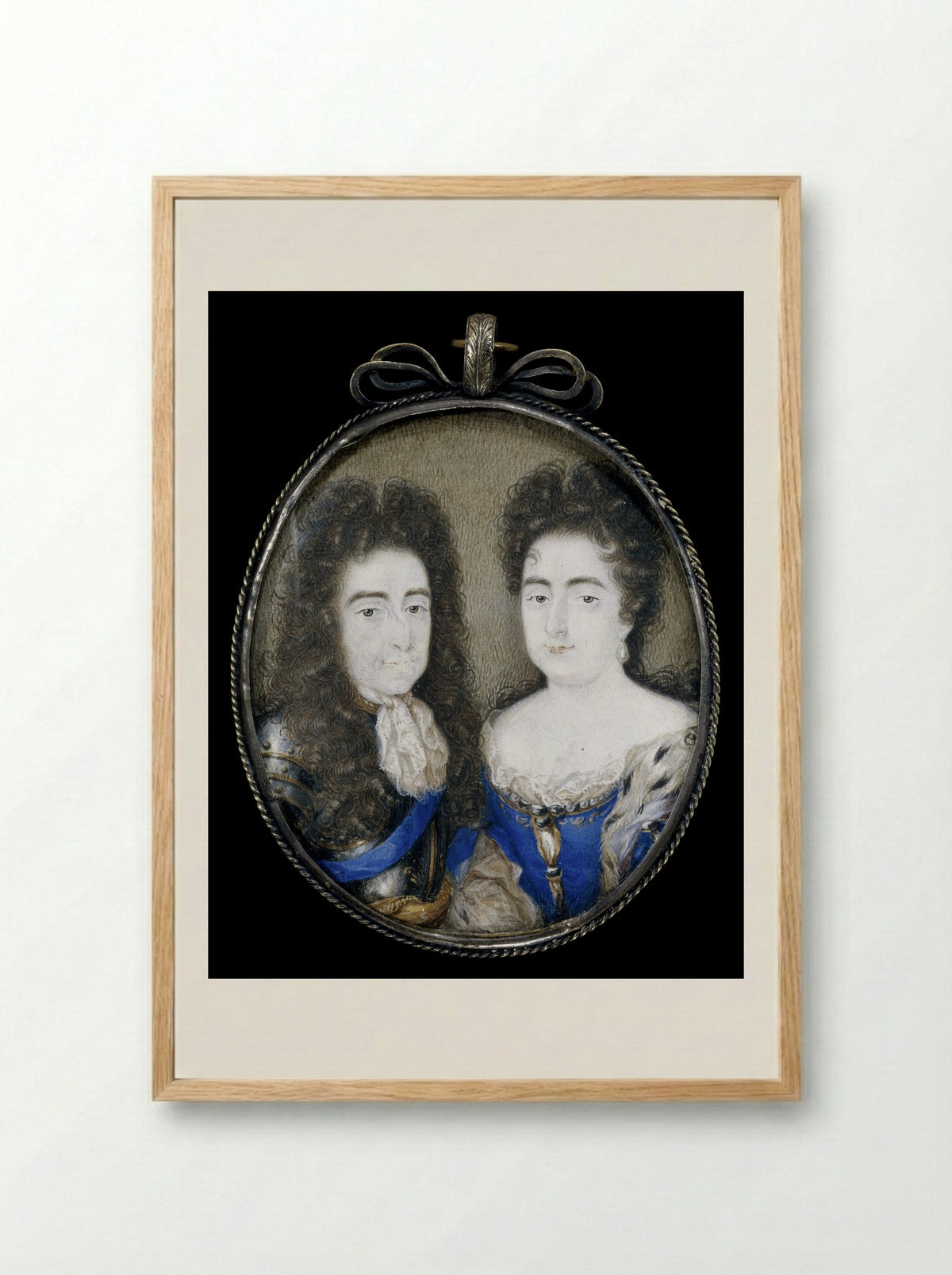 William III and Mary II - Peter Hoadly - Framed Print Wood