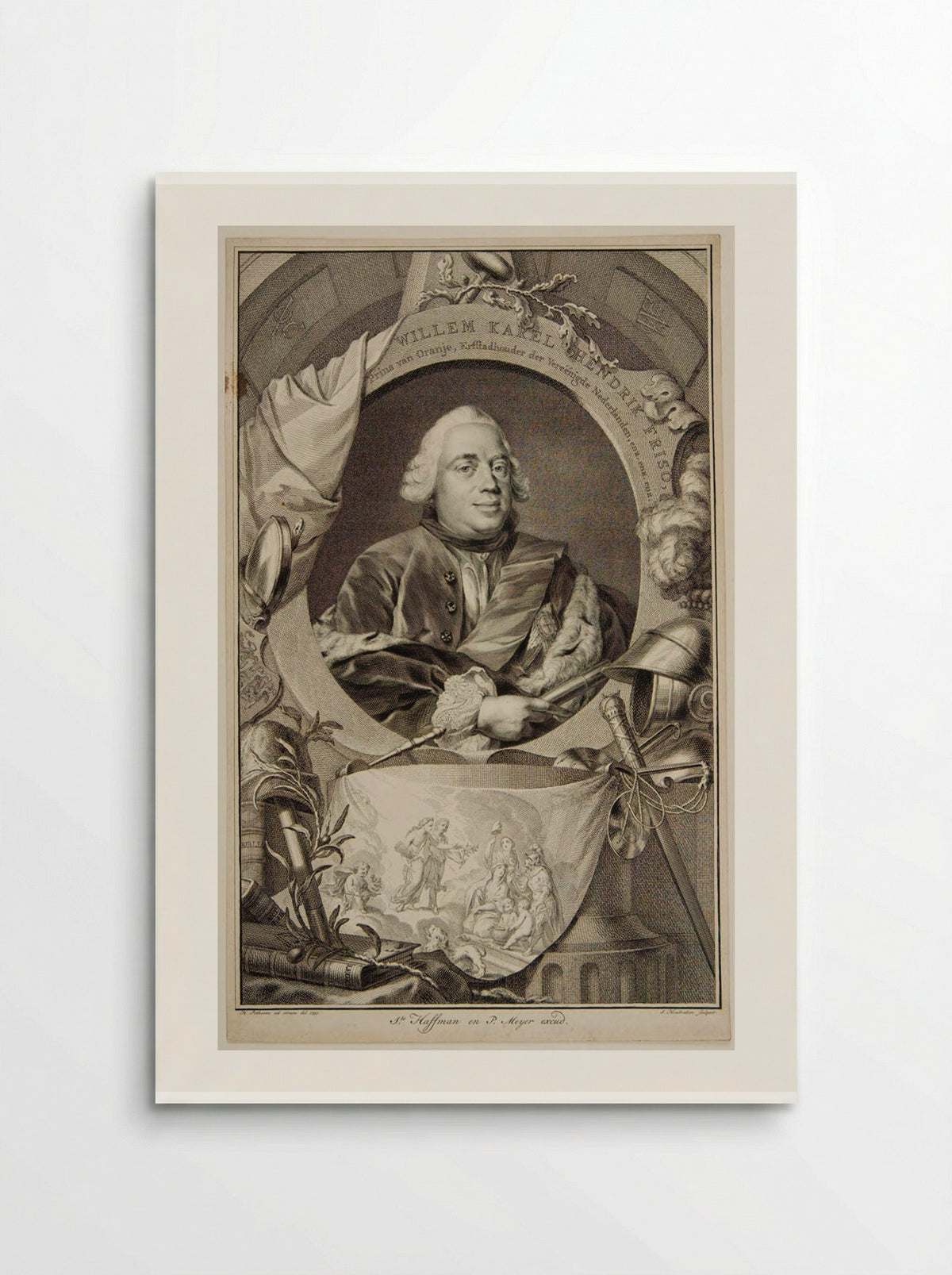 William IV, Prince of Orange, Stadtholder of the Netherlands - Jacobus Houbraken - Poster