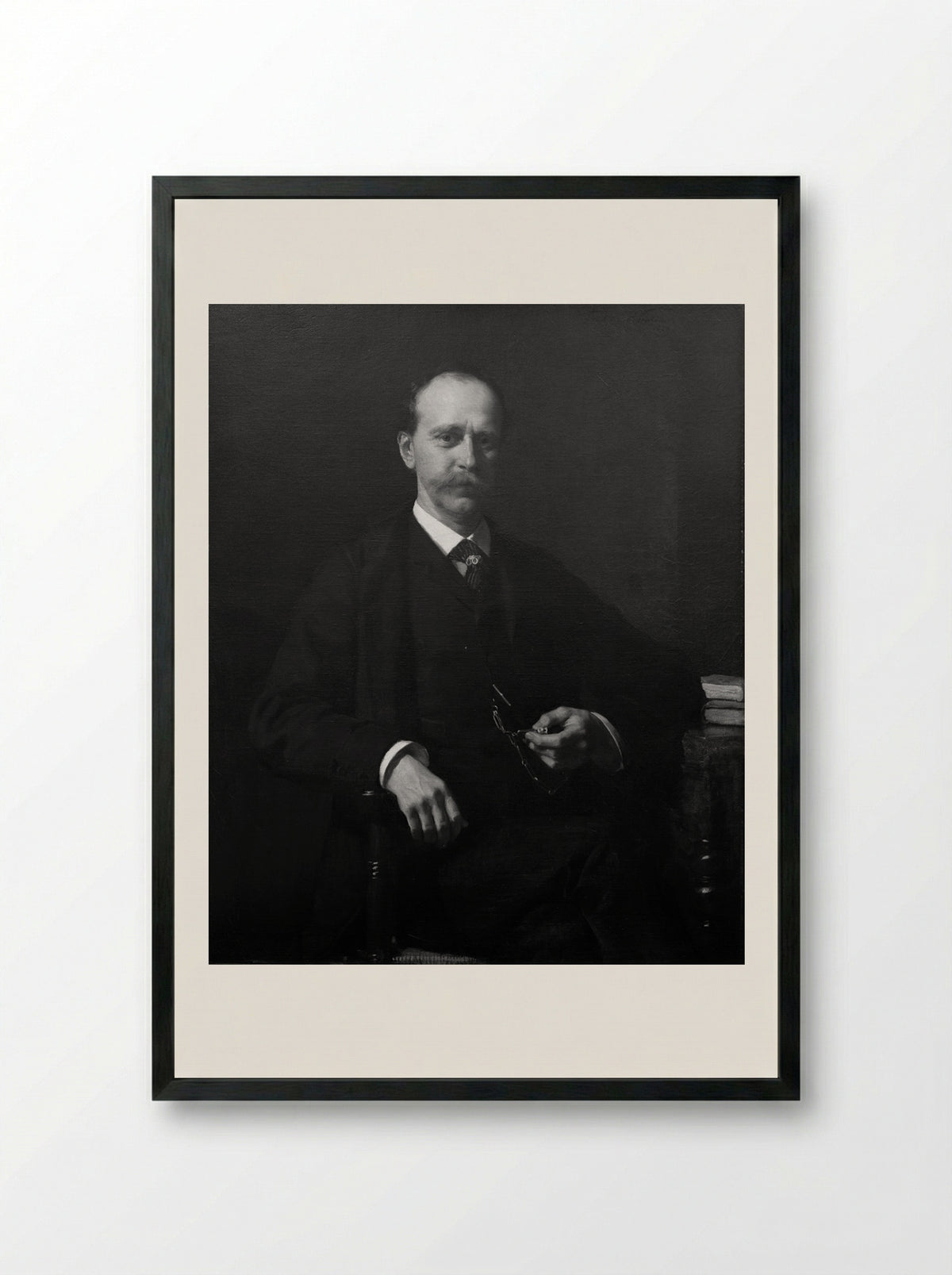 William Lambert Richardson - Frederic Porter Vinton - Framed Print Black