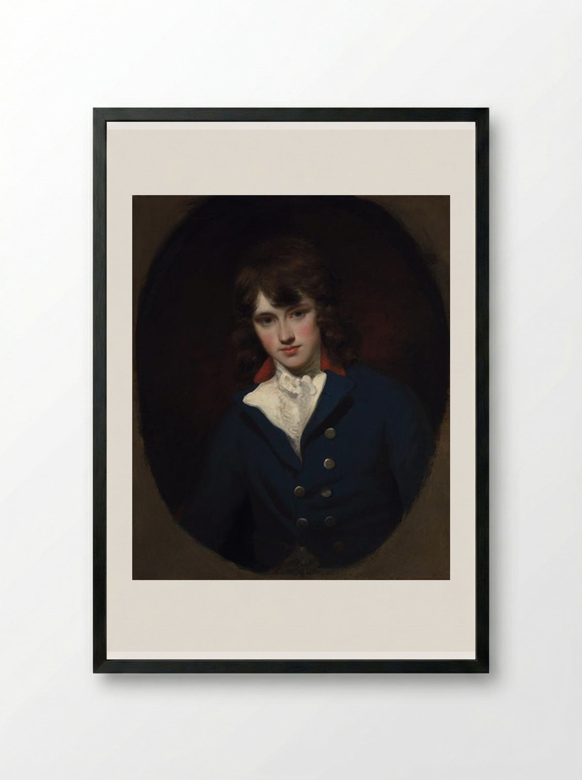 William Lock - John Hoppner - Framed Print Black