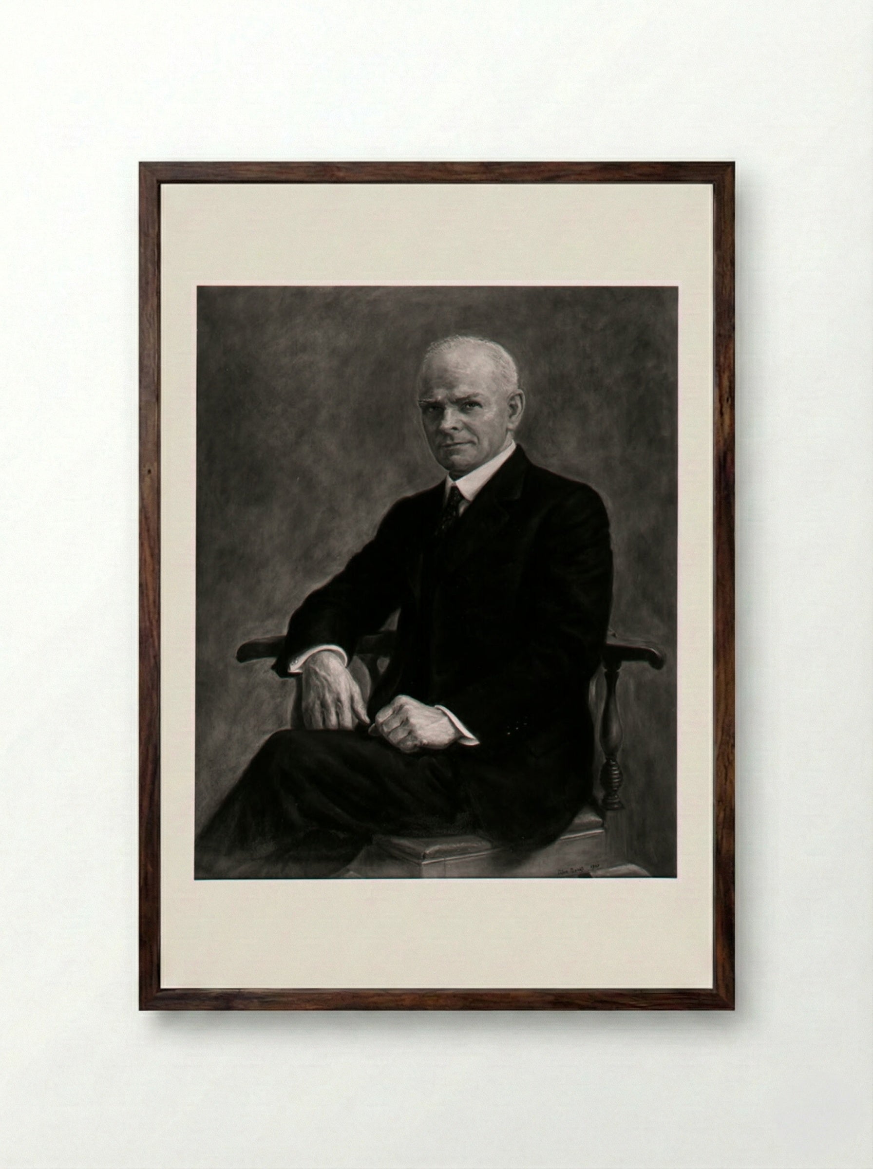 William Parker Cooke - Pietro Pezzati - Framed Print Dark Wood
