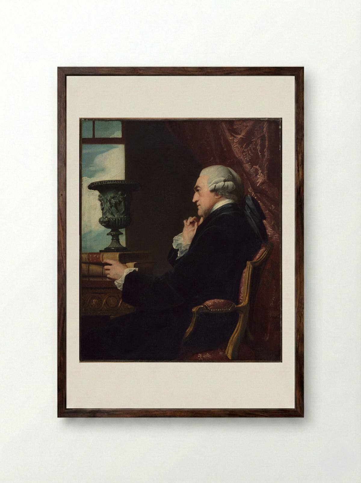 William Ponsonby, 2nd Earl of Bessborough - John Singleton Copley - Framed Print Dark Wood