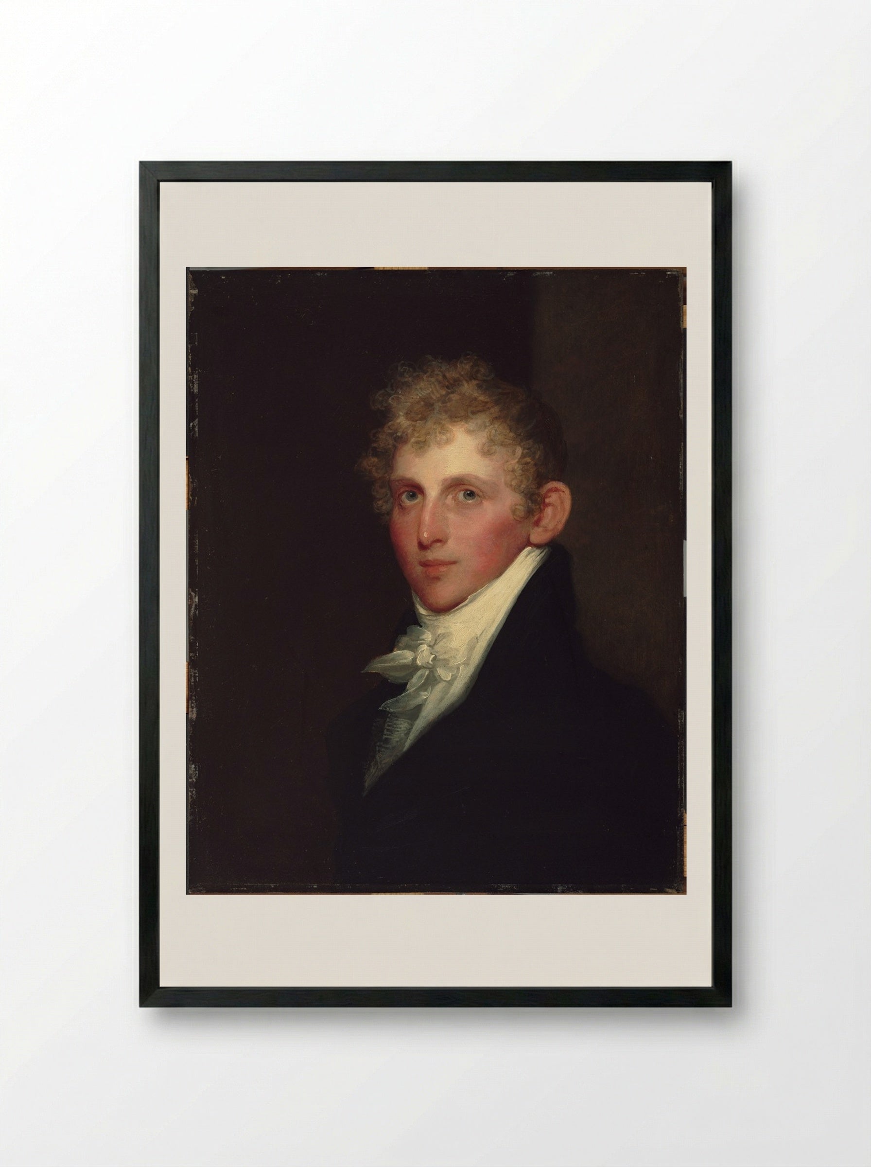 William Porter Jr. - Gilbert Stuart - Framed Print Black
