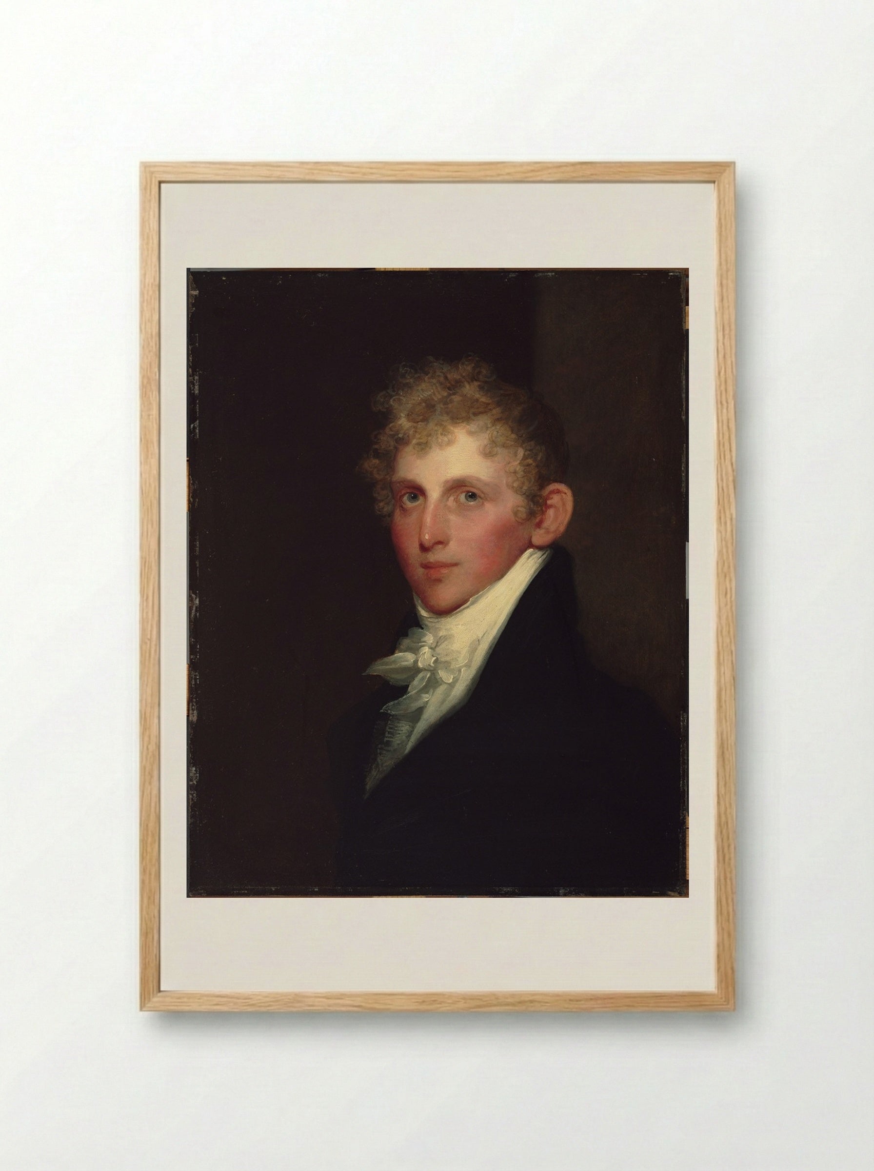 William Porter Jr. - Gilbert Stuart - Framed Print Wood