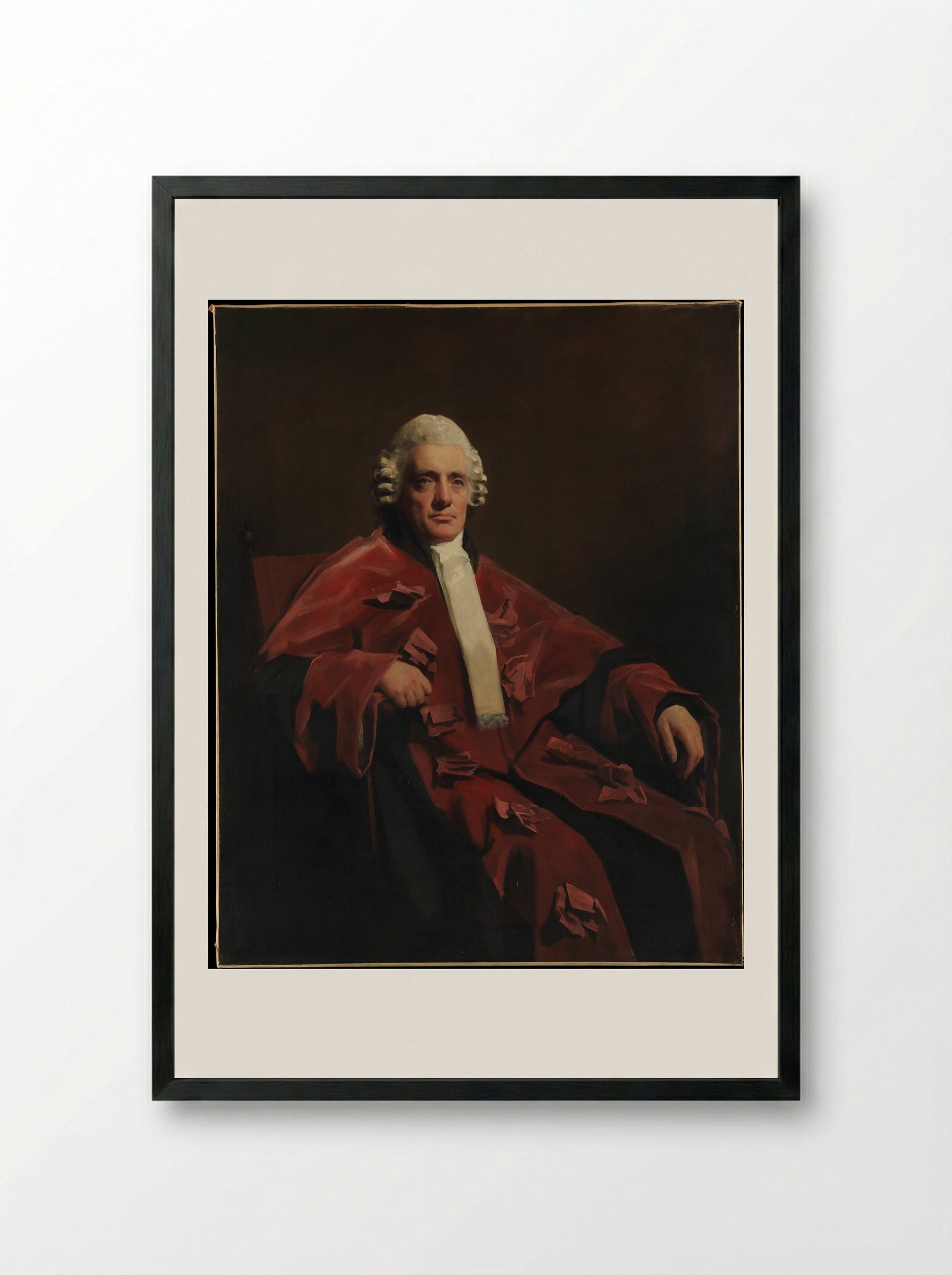 William Robertson, Lord Robertson - Sir Henry Raeburn - Framed Print Black