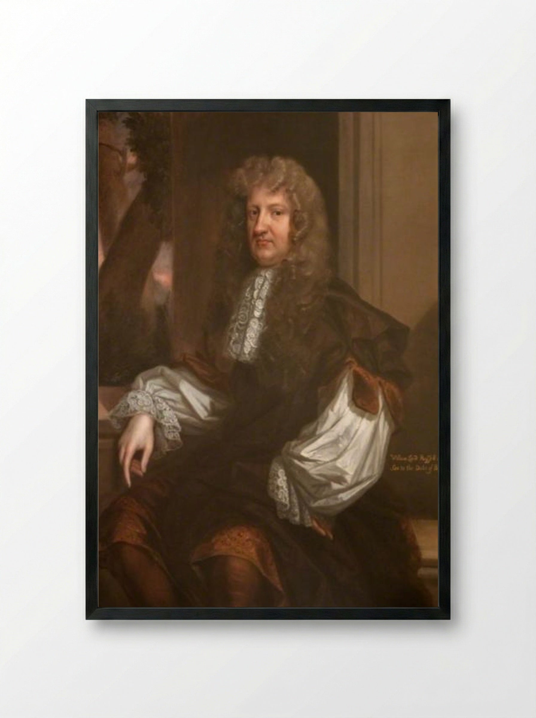 William Russell, Lord Russell - John Riley - Framed Print Black
