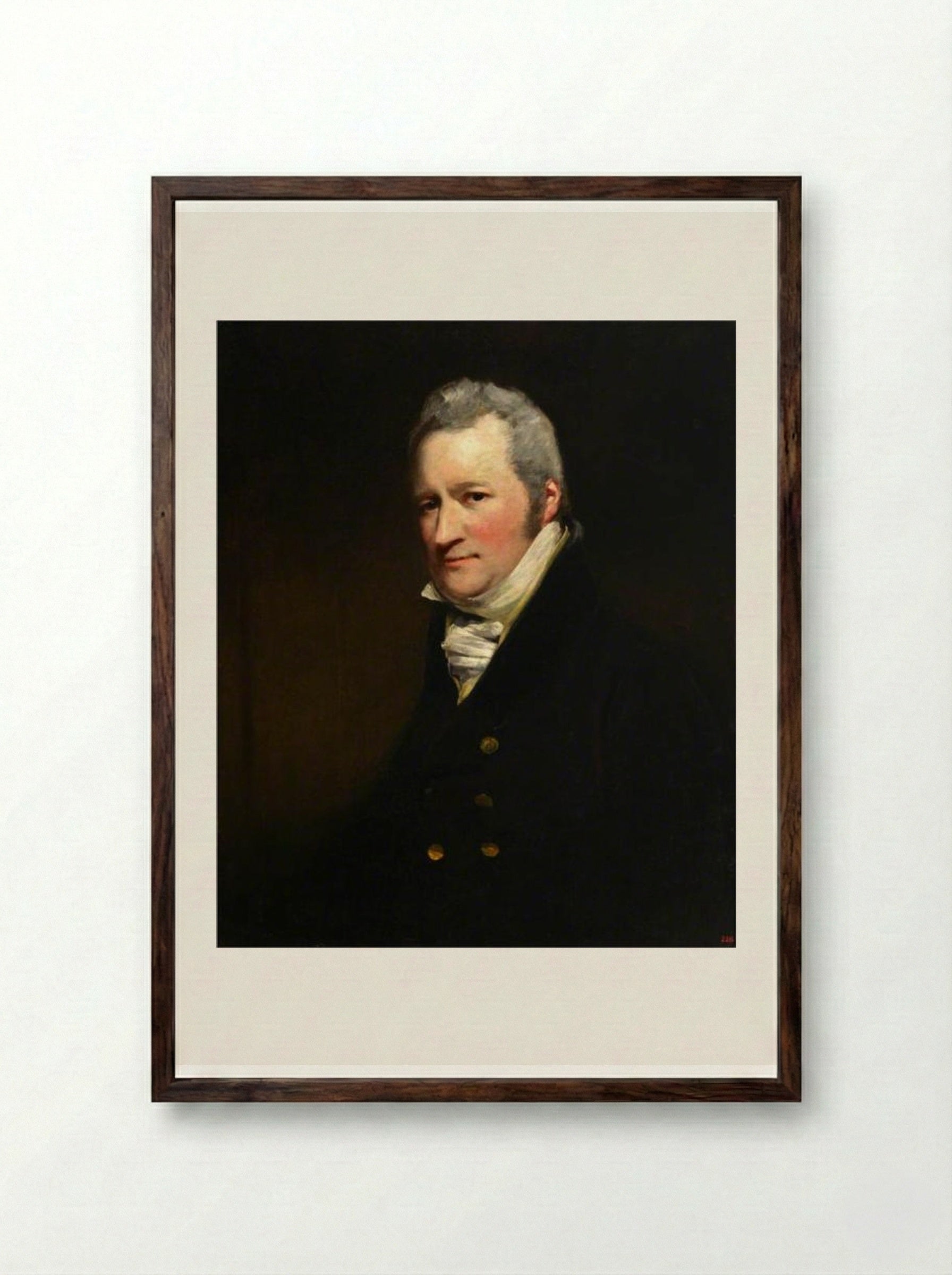 William Wadd - John Jackson - Framed Print Dark Wood