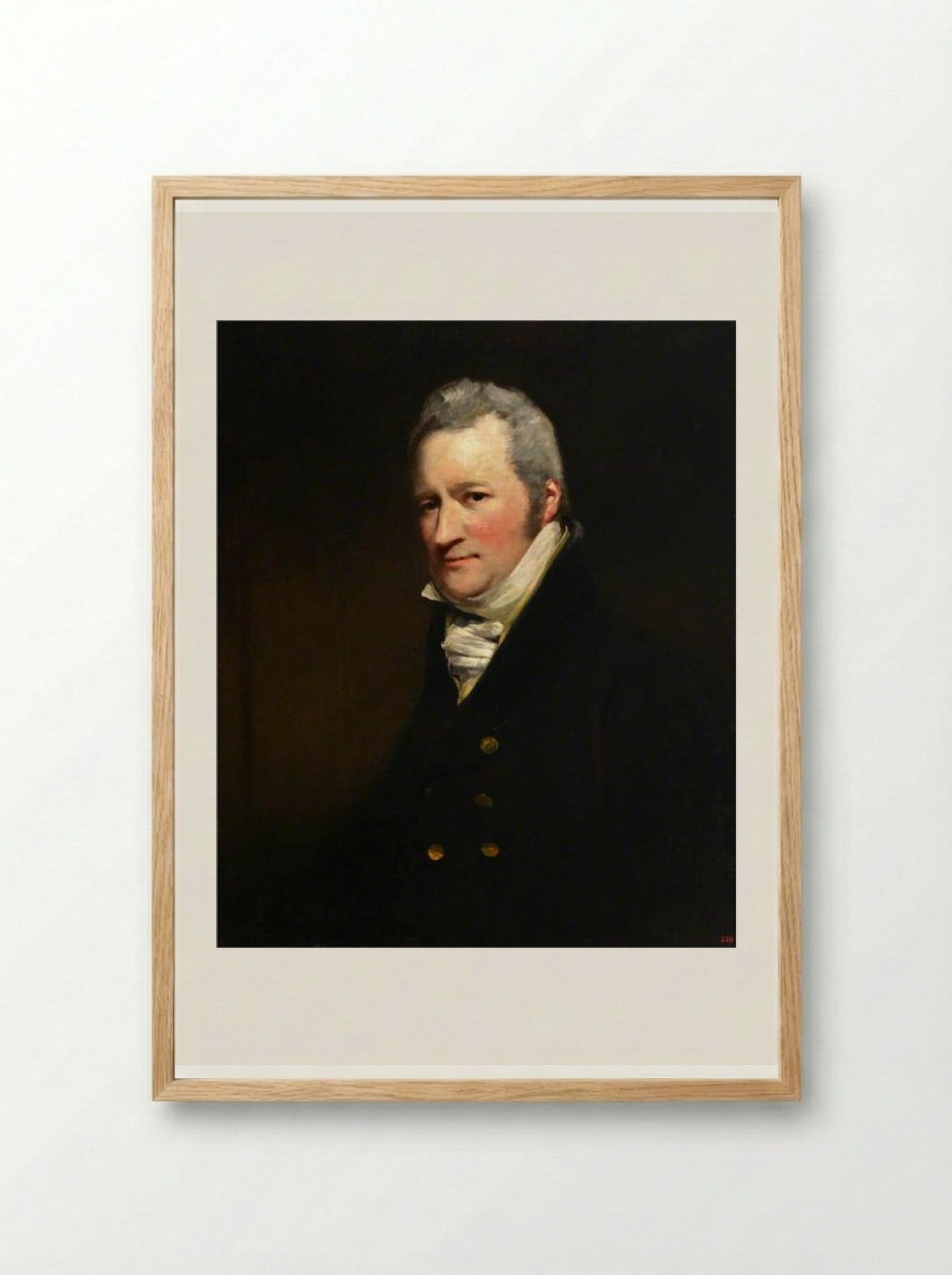 William Wadd - John Jackson - Framed Print Wood