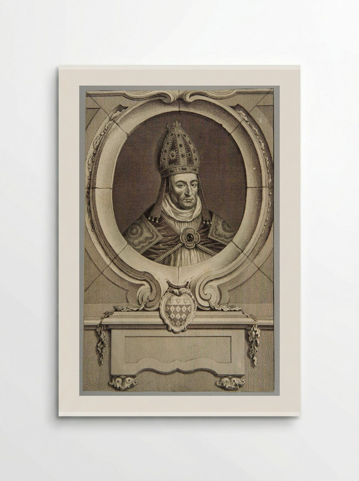 William Waynflete, Bishop of Winchester - Jacobus Houbraken - Poster