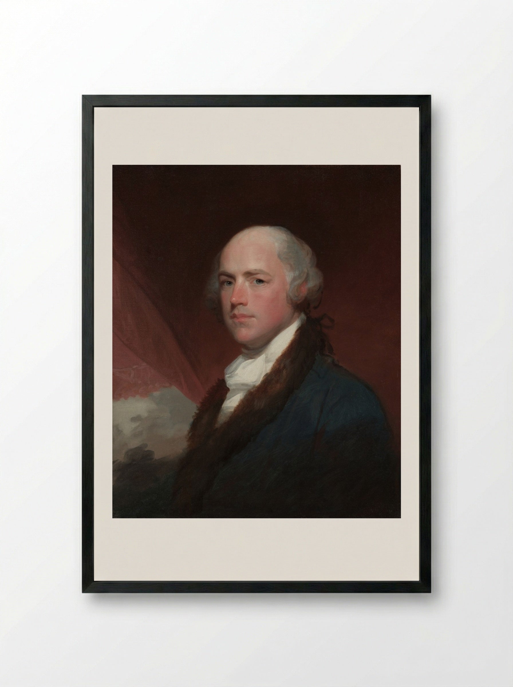 Wilson Cary Nicholas - Gilbert Stuart - Framed Print Black