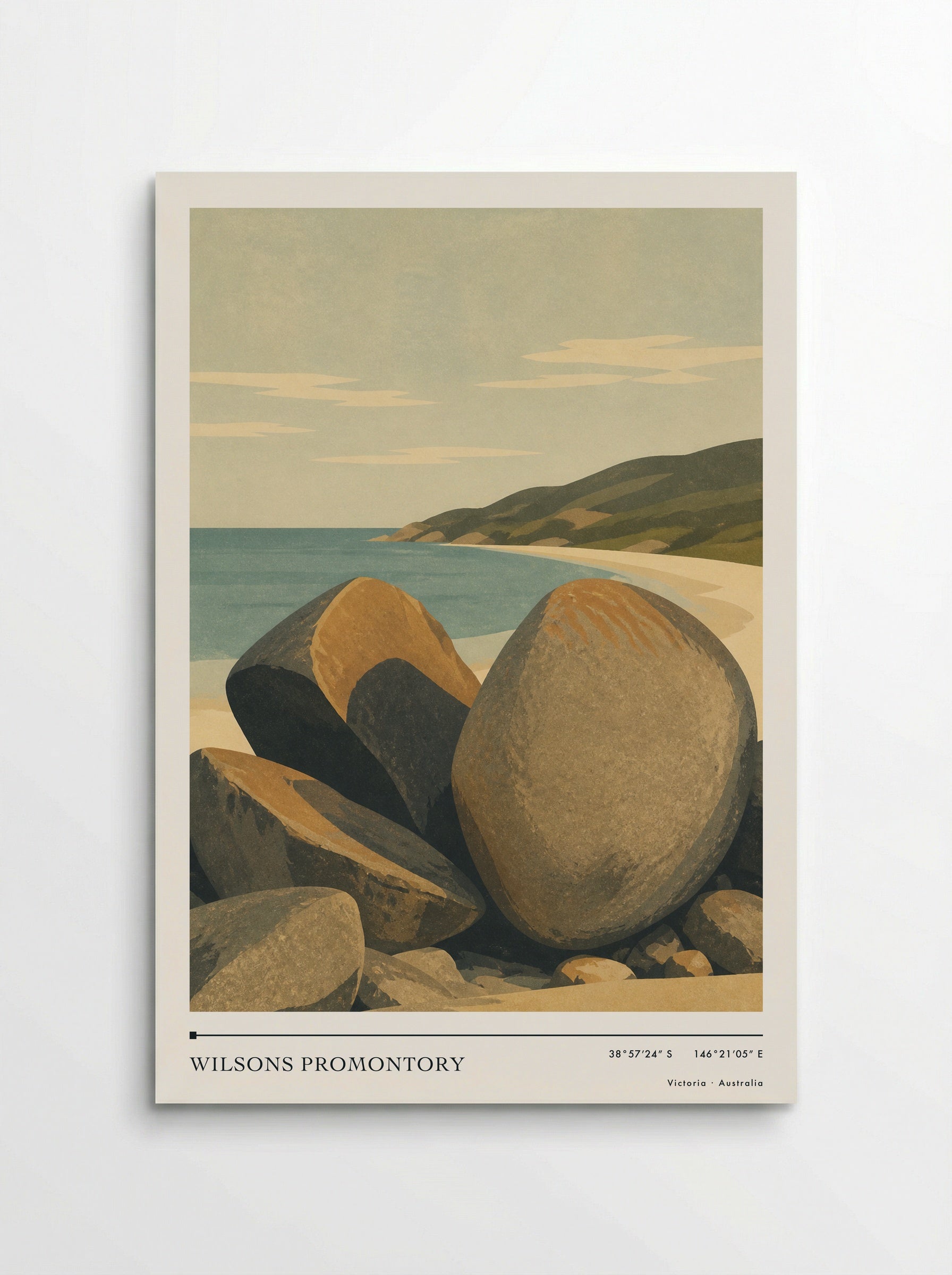 Wilsons Promontory Travel Poster Artwork - Poster