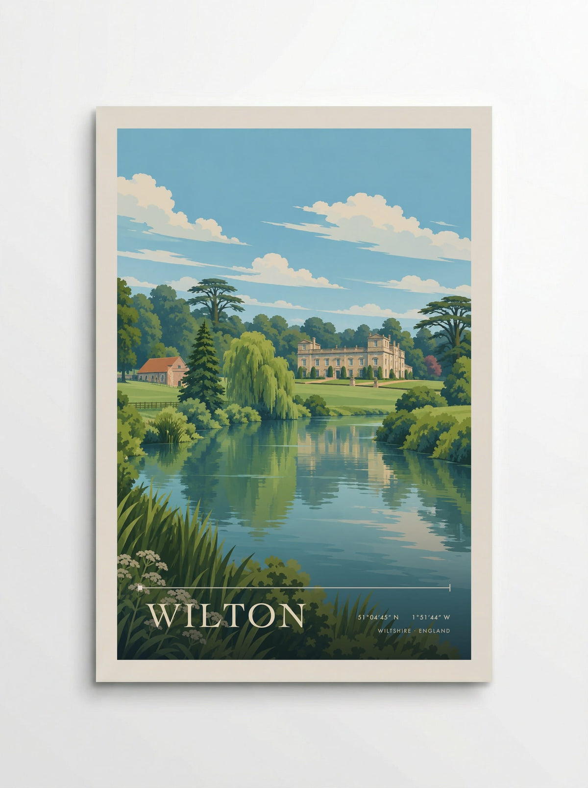 Wilton, Wiltshire | Travel Poster - Poster