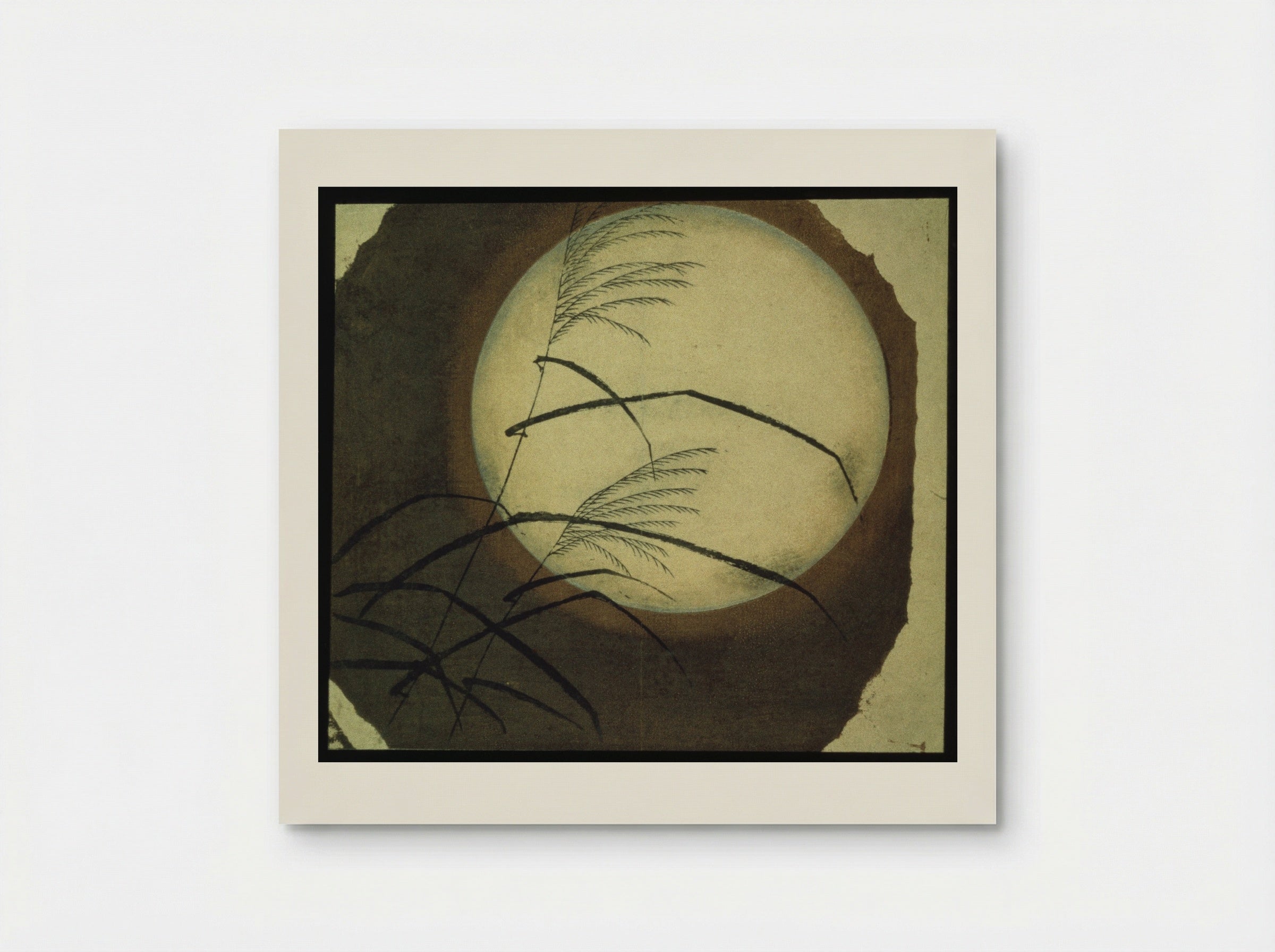 Wind Blown Grass Across the Moon - Utagawa Hiroshige - Poster