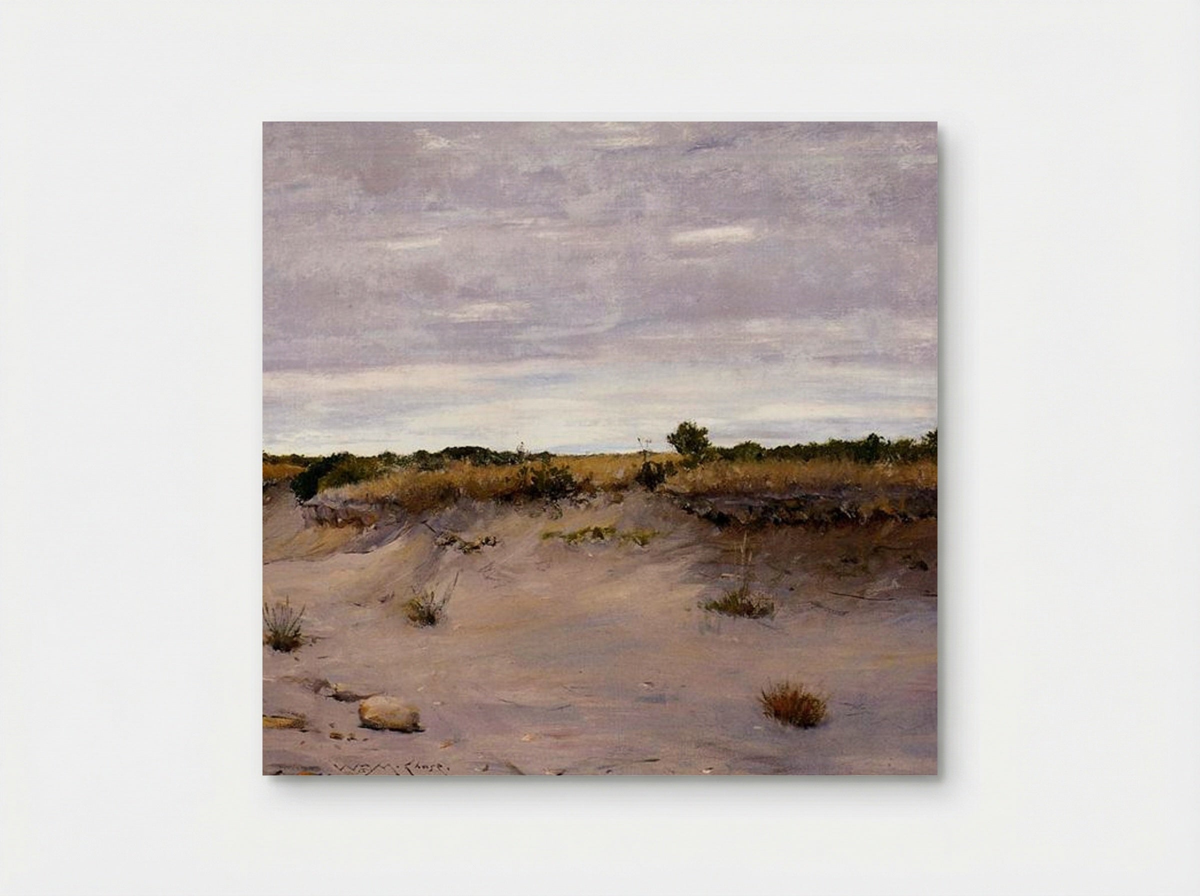Wind Swept Sands, Shinnecock, Long Island - William Merritt Chase - Poster