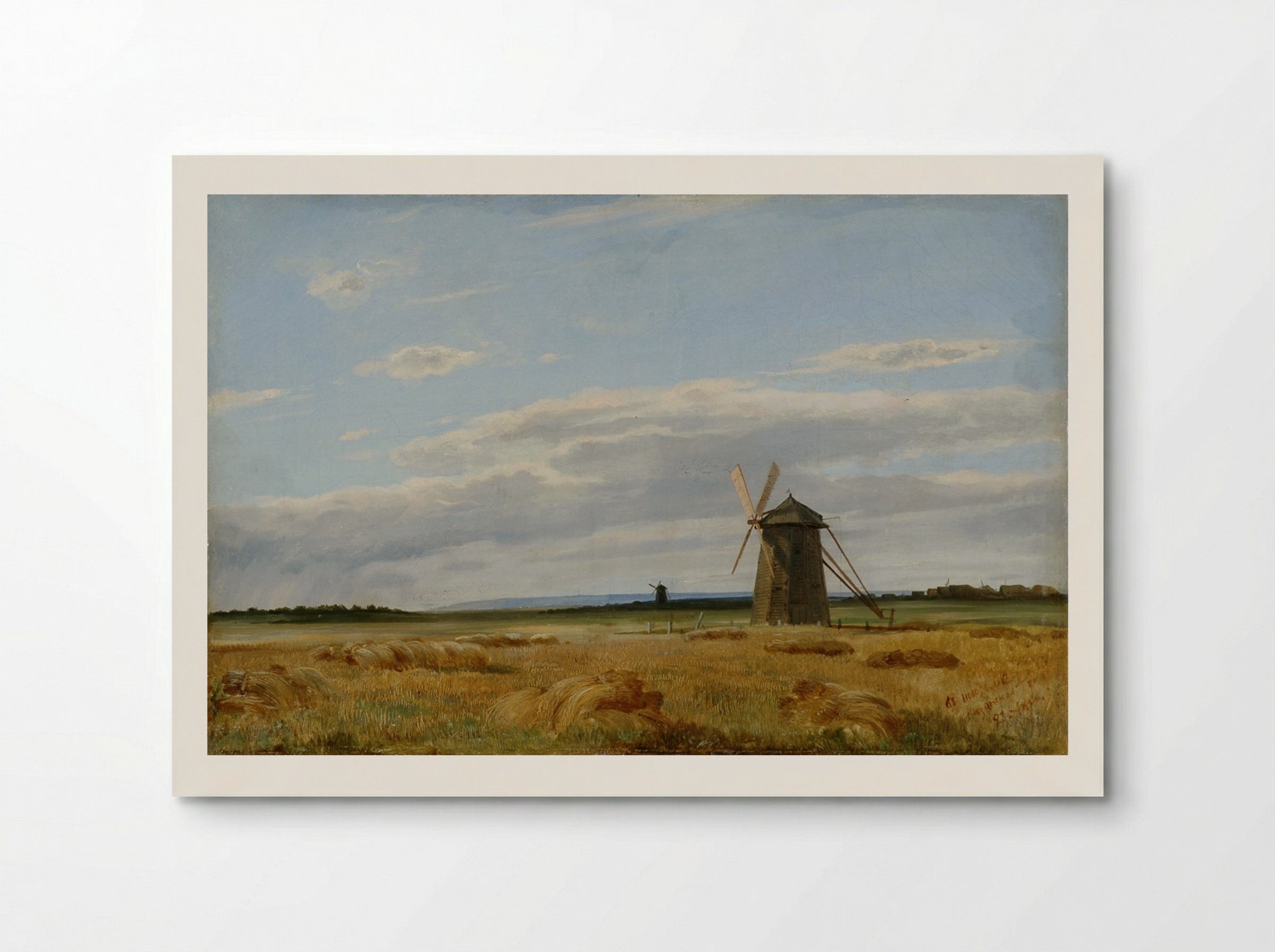 Windmill in the Field - Ivan Shishkin - Poster