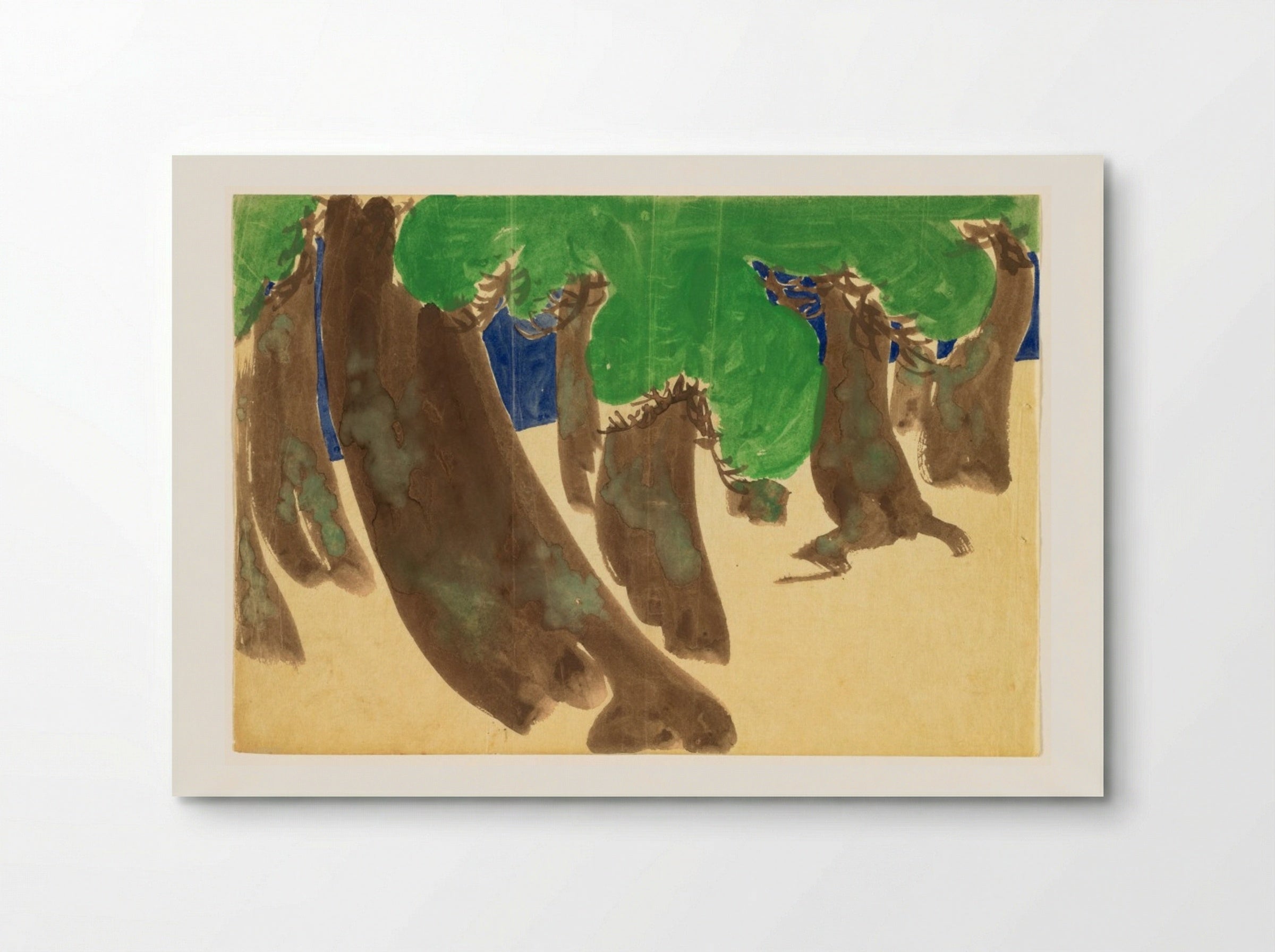 Windswept Pines - Kamisaka Sekka - Poster