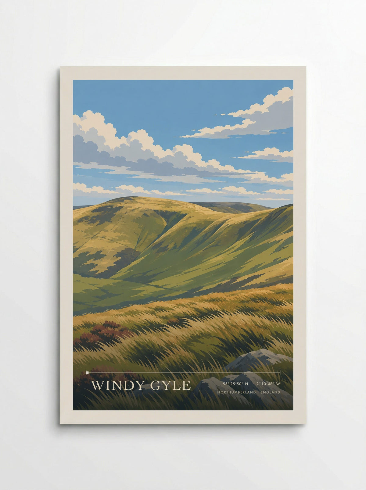 Windy Gyle, Northumberland | Travel Poster - Poster