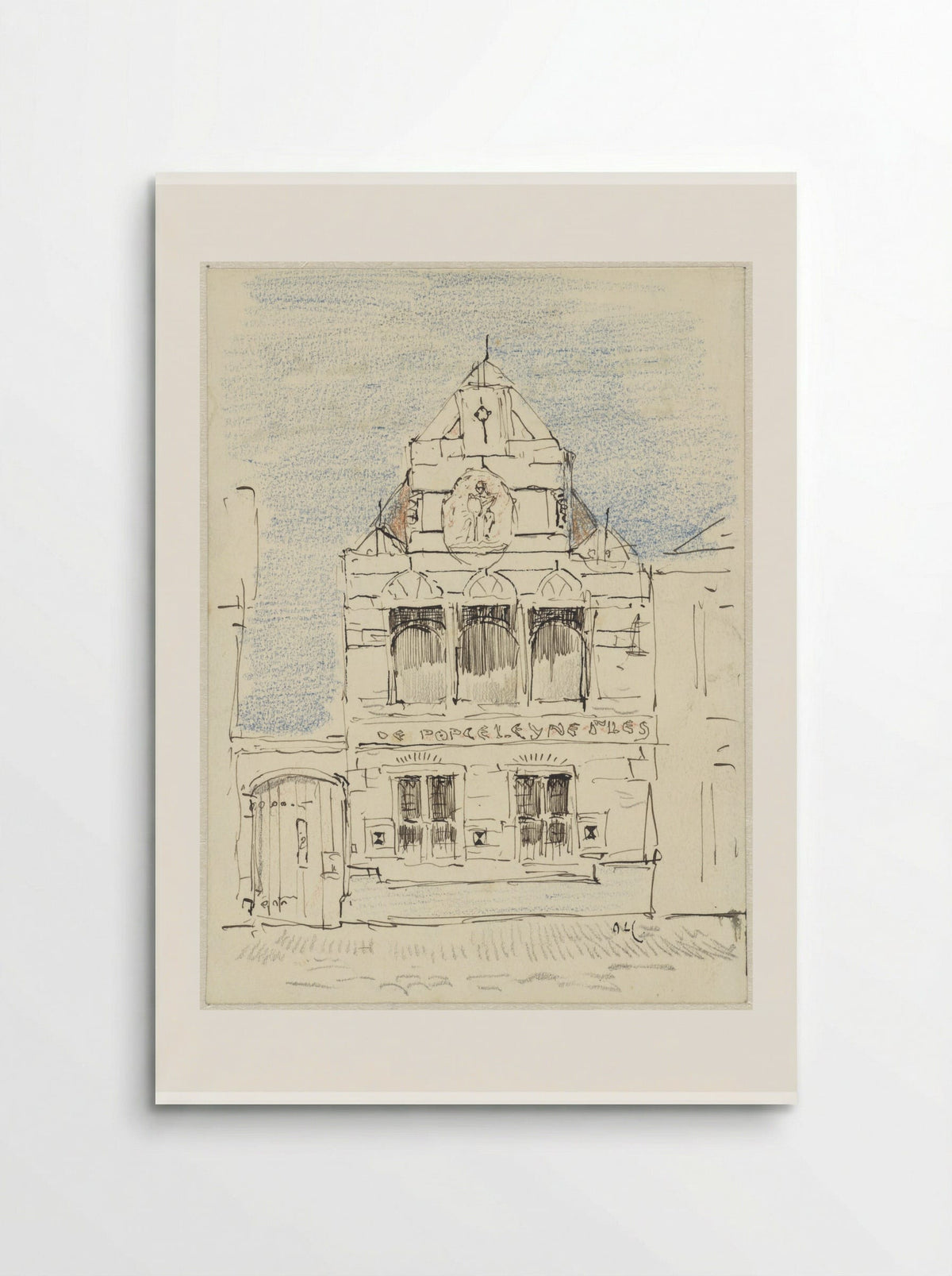 Winkel genaamd De Porceleyne Fles - Adolf le Comte - Poster