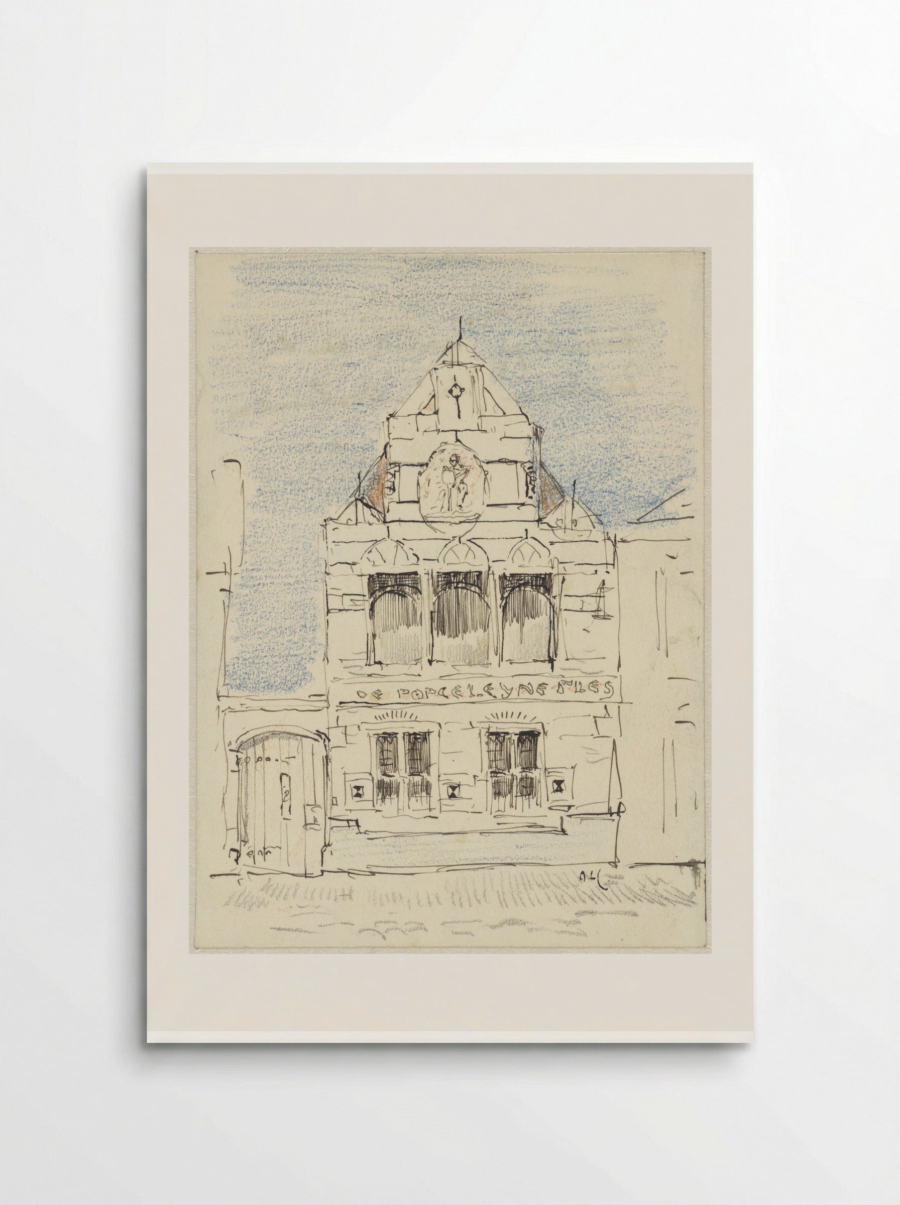 Winkel genaamd De Porceleyne Fles - Adolf le Comte - Poster