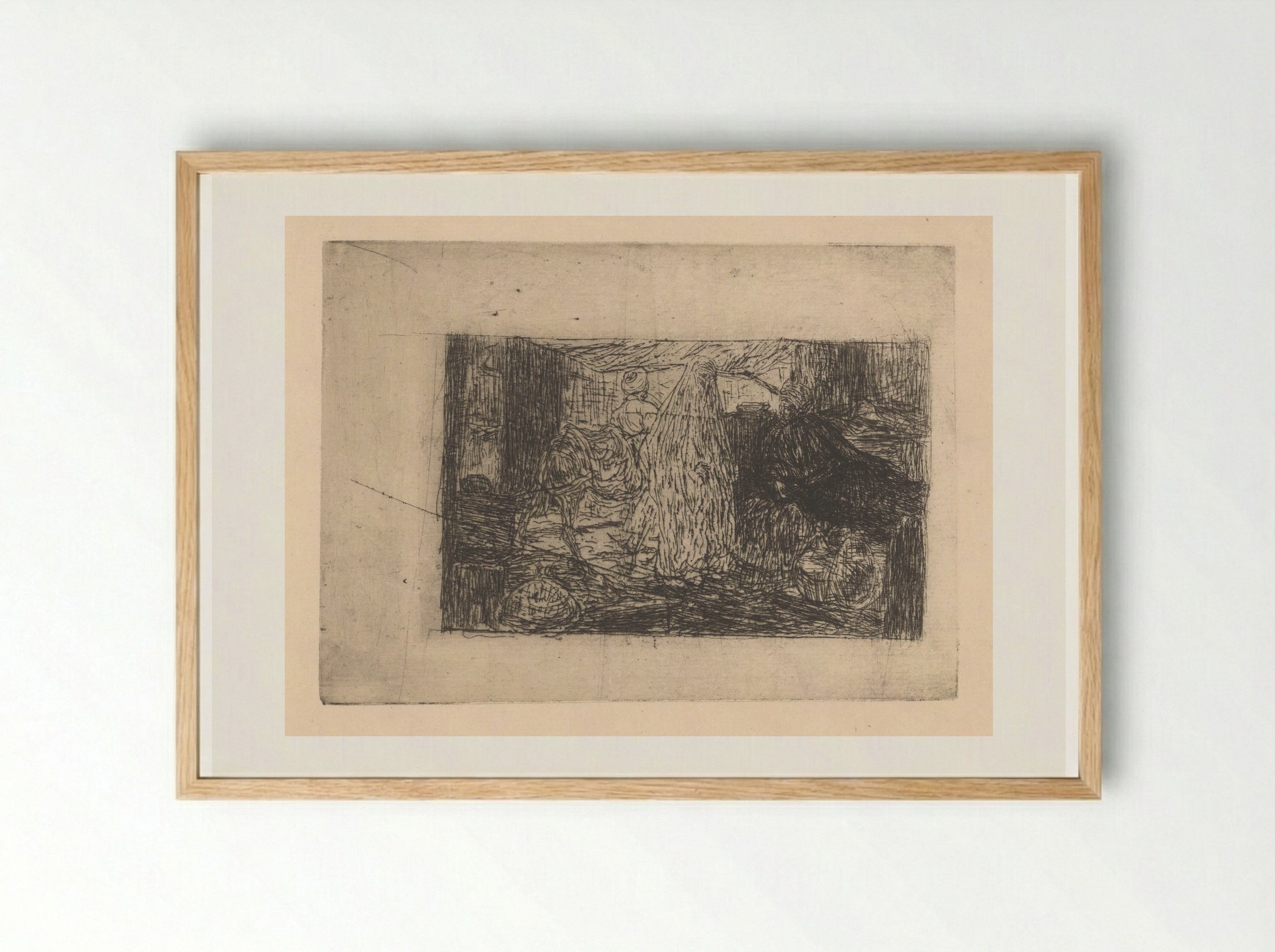 Winkel in Constantinopel - Marius Bauer - Framed Print Wood