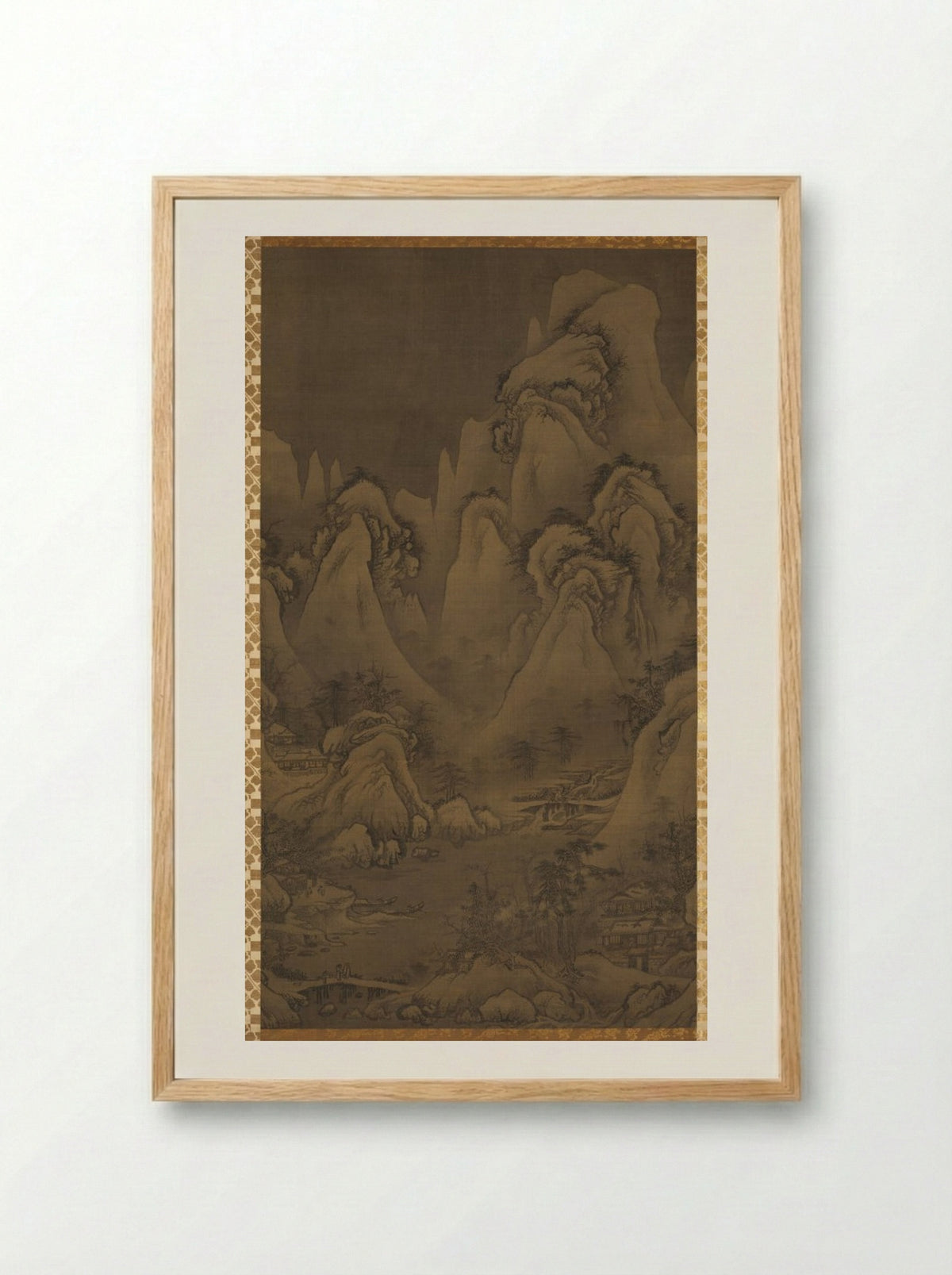 Winter Landscape - Yeoseol - Framed Print Wood