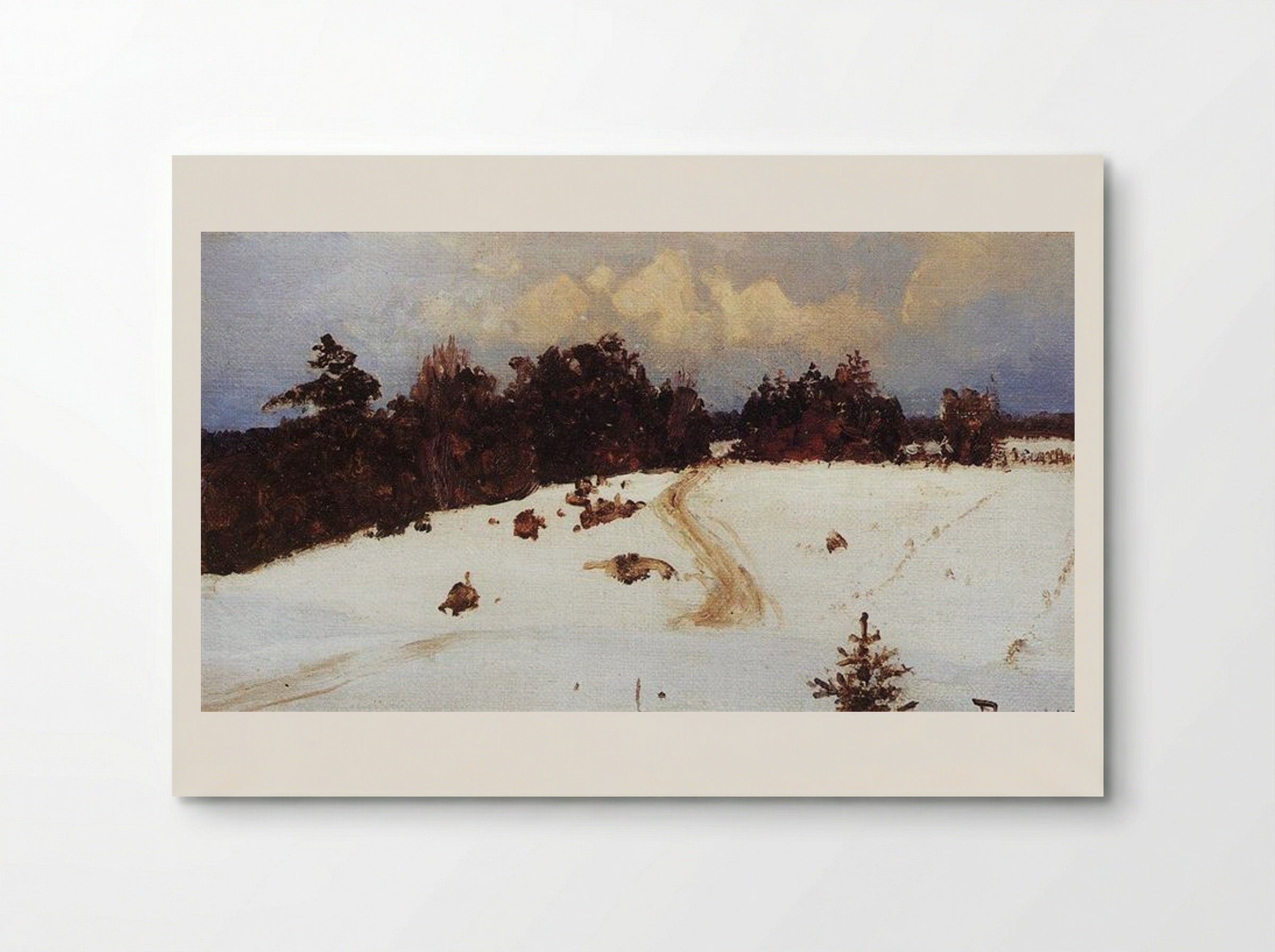 Winter Landscape. Behovo - Vasily Polenov - Poster