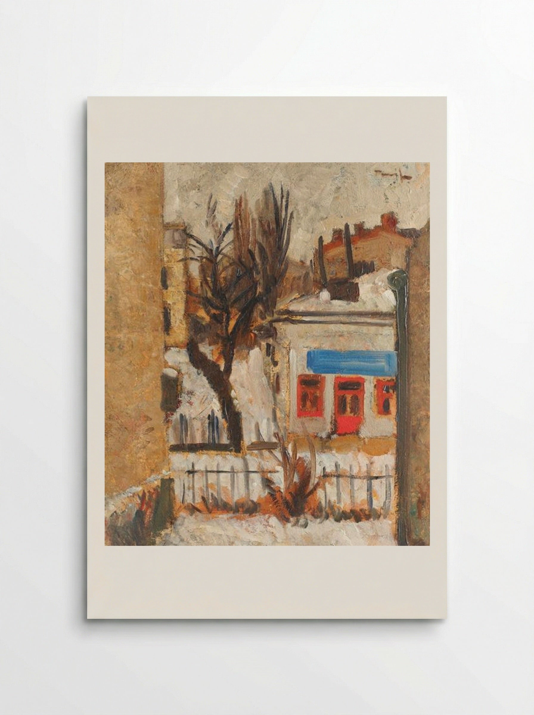 Winter Landscape - Nicolae Tonitza - Poster