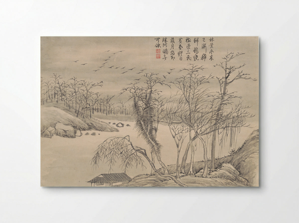 Winter Landscapes and Flowers - Qian Weicheng - Poster