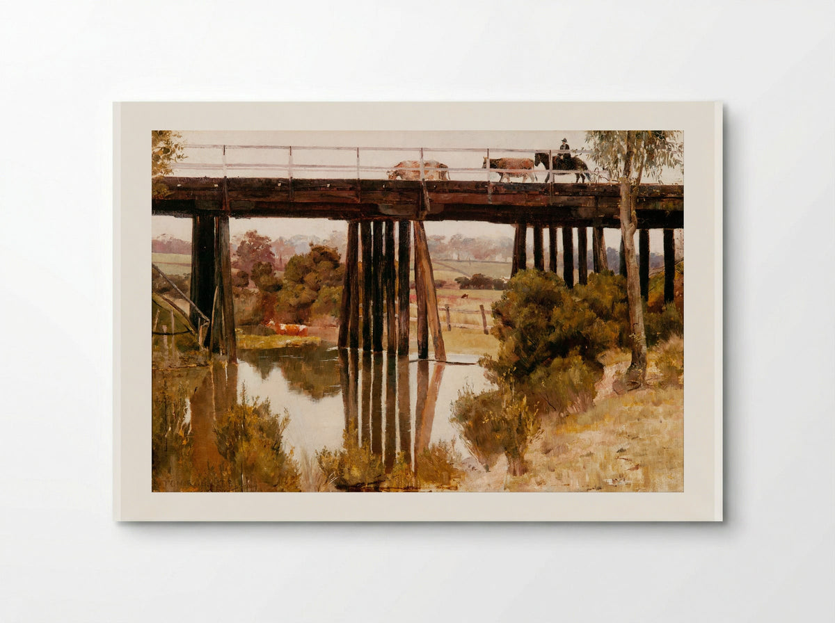 Winter Morning after Rain, Gardiner's Creek - Tom Roberts - Poster