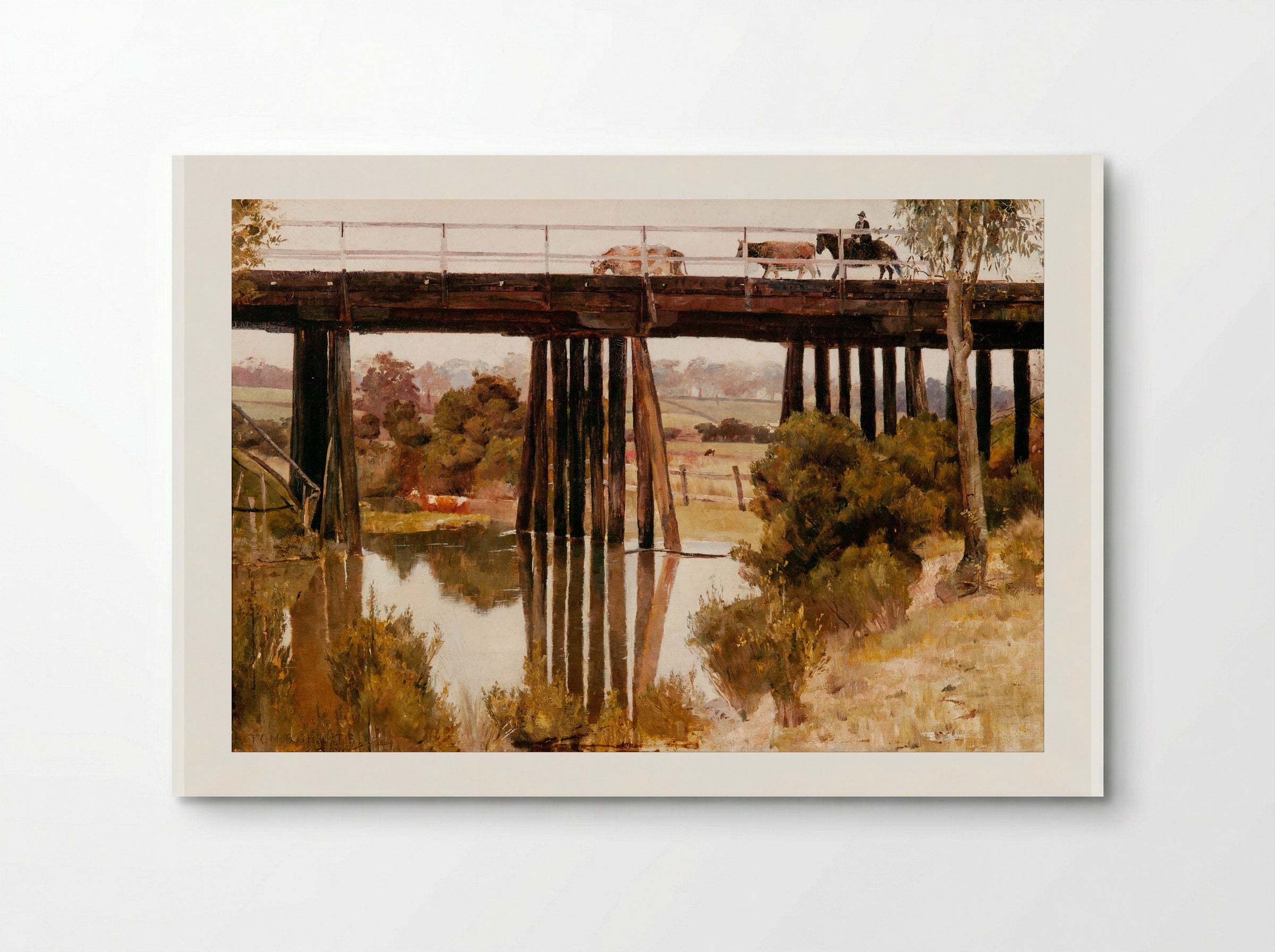 Winter Morning after Rain, Gardiner's Creek - Tom Roberts - Poster