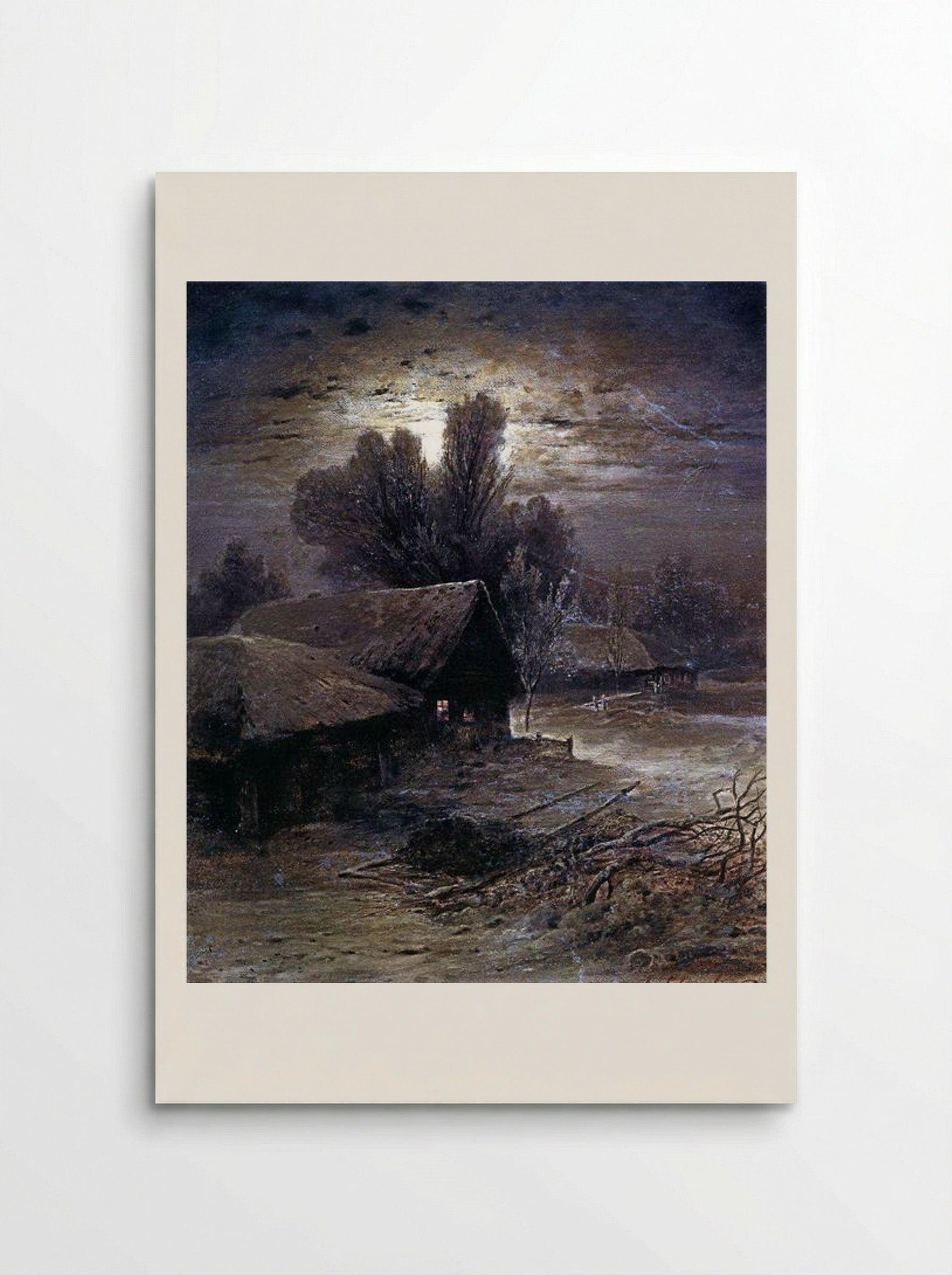Winter Night - Aleksey Savrasov - Poster
