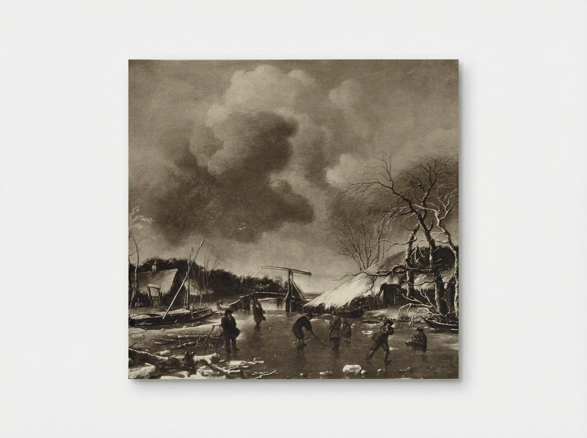 Winter Scene - Jan van de Cappelle - Poster