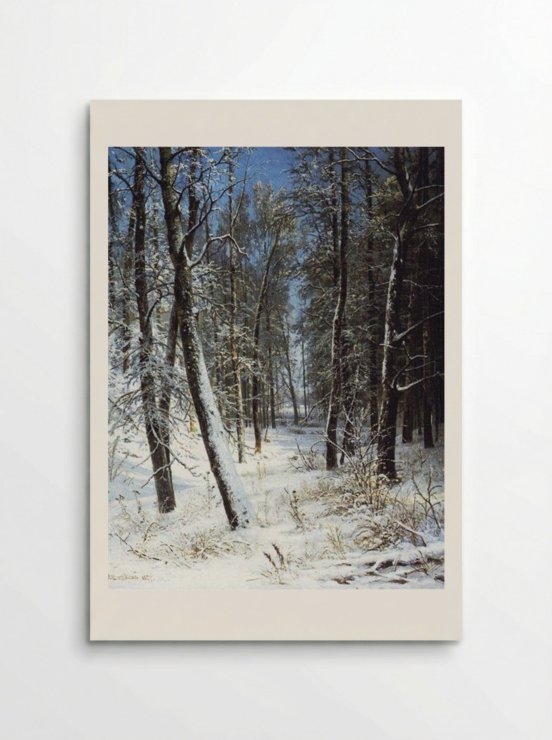 Winter in a Forest (Rime) - Ivan Shishkin - Poster
