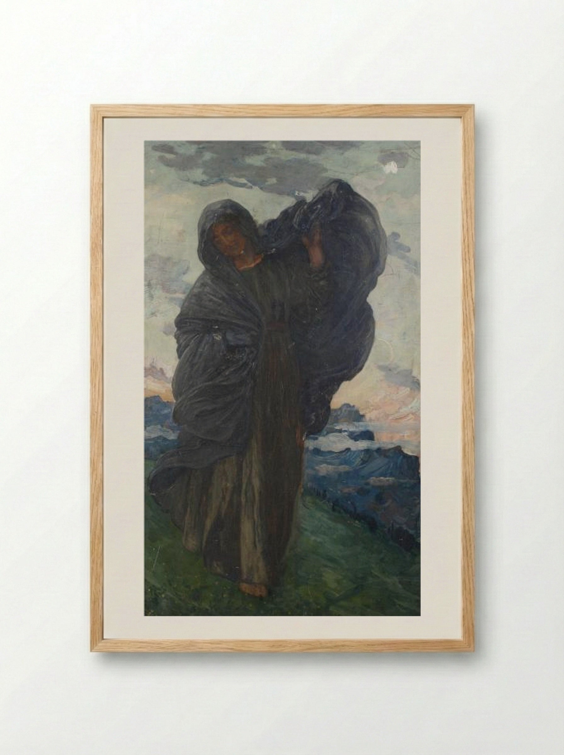 Winter - Walter Crane - Framed Print Wood