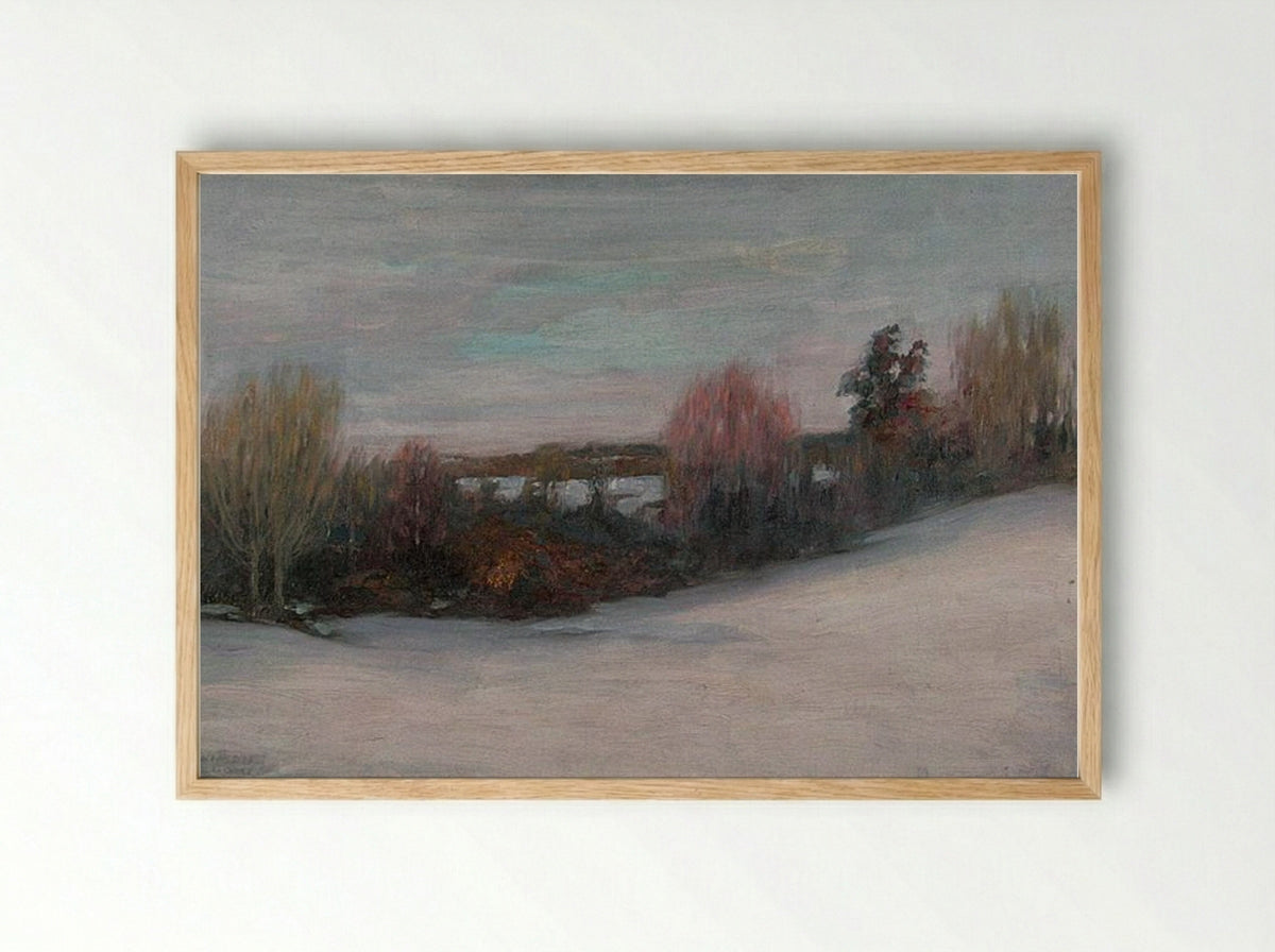 Winter - Kimon Loghi - Framed Print Wood