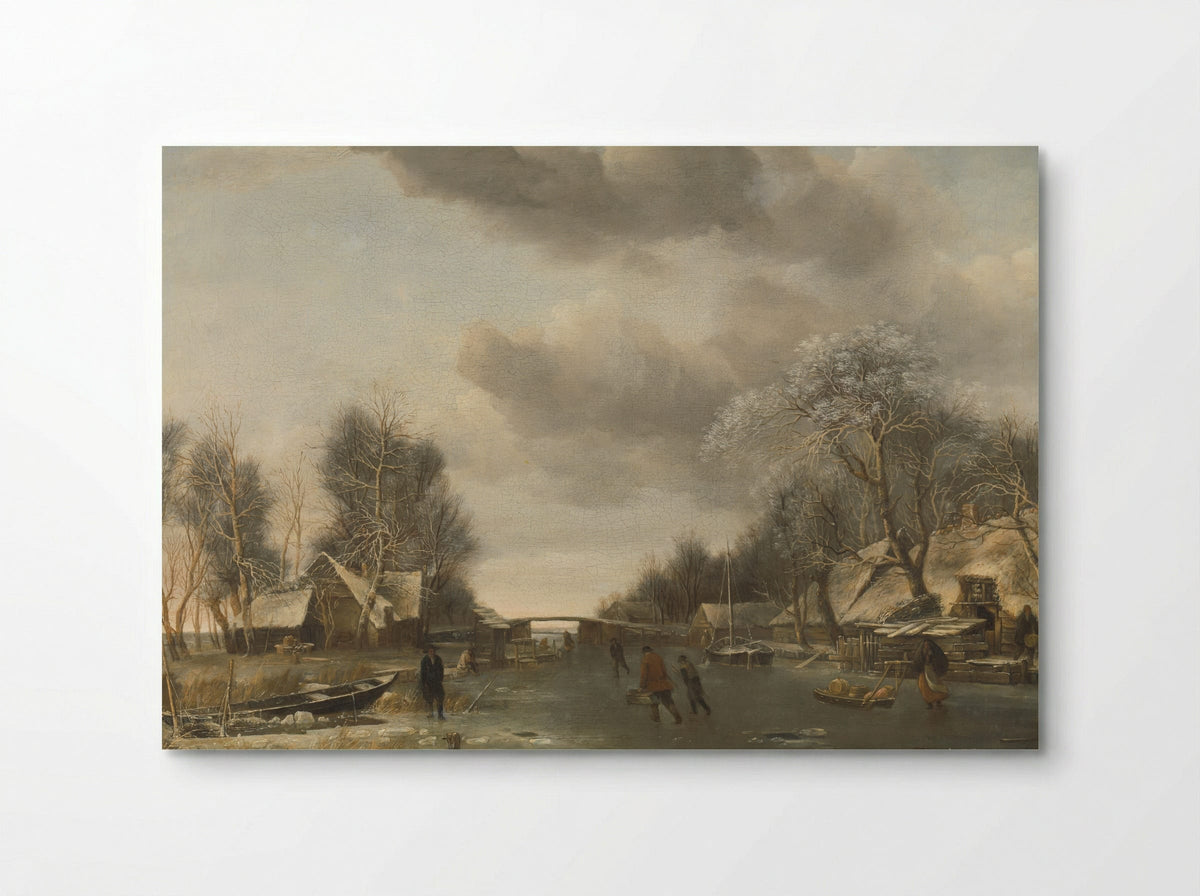 Wintergezicht - Jan van de Cappelle - Poster