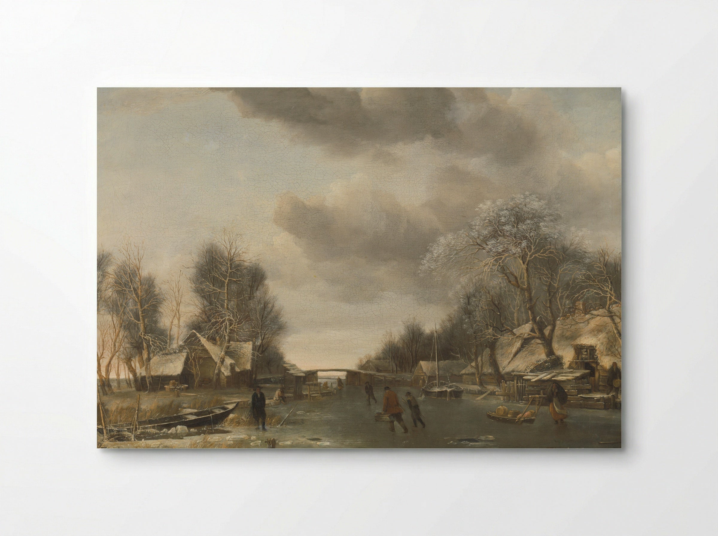 Wintergezicht - Jan van de Cappelle - Poster