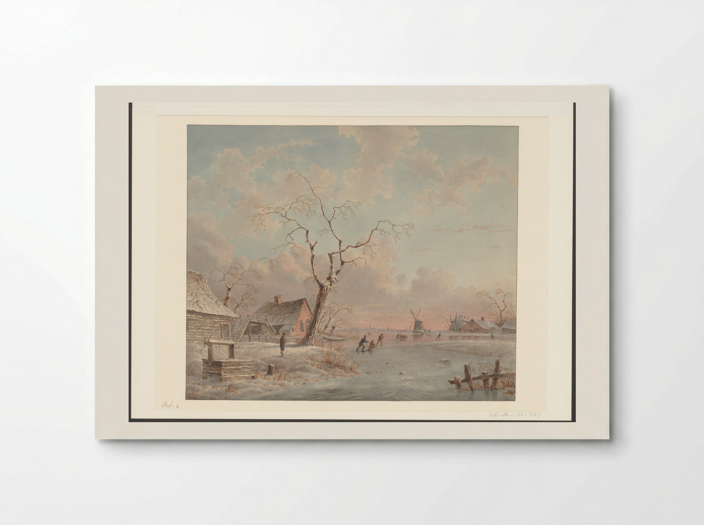 Winterlandschap - Jan de Beijer - Poster