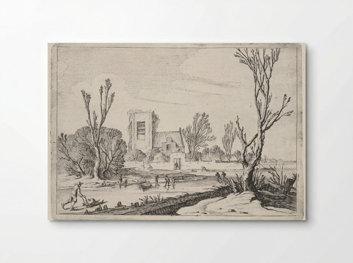Winterlandschap - Gillis van Scheyndel (I) - Poster