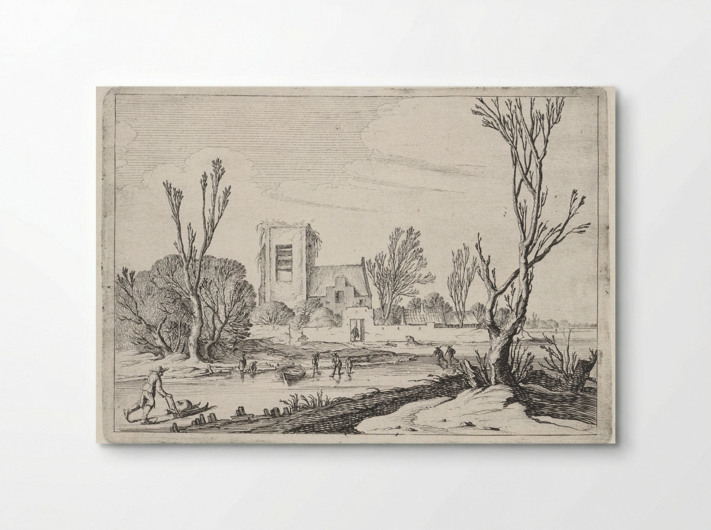 Winterlandschap - Gillis van Scheyndel (I) - Poster