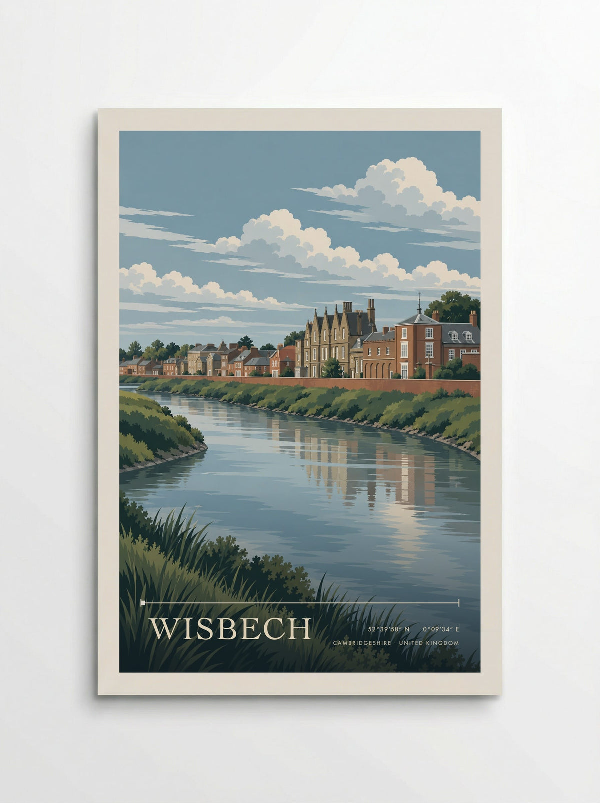 Wisbech, Cambridgeshire | Travel Poster - Poster