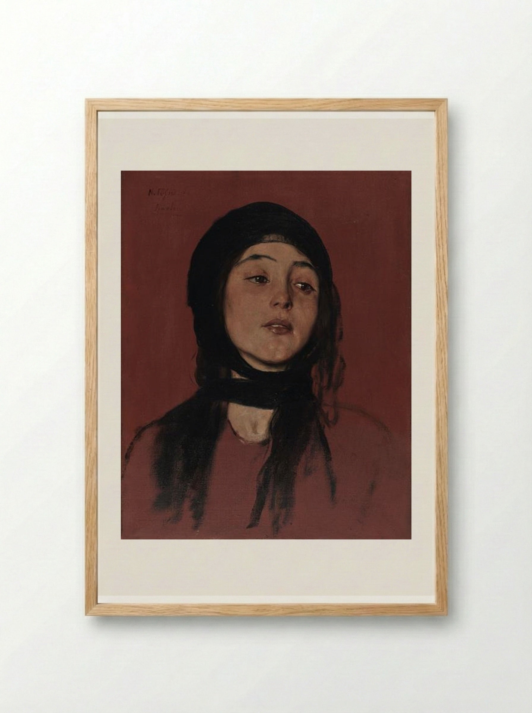 Wishbone - Nikolaos Gyzis - Framed Print Wood