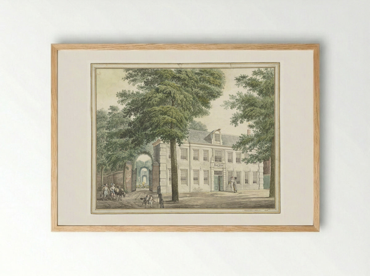 Wisseloord te Muiderberg - Maas van Altena - Framed Print Wood