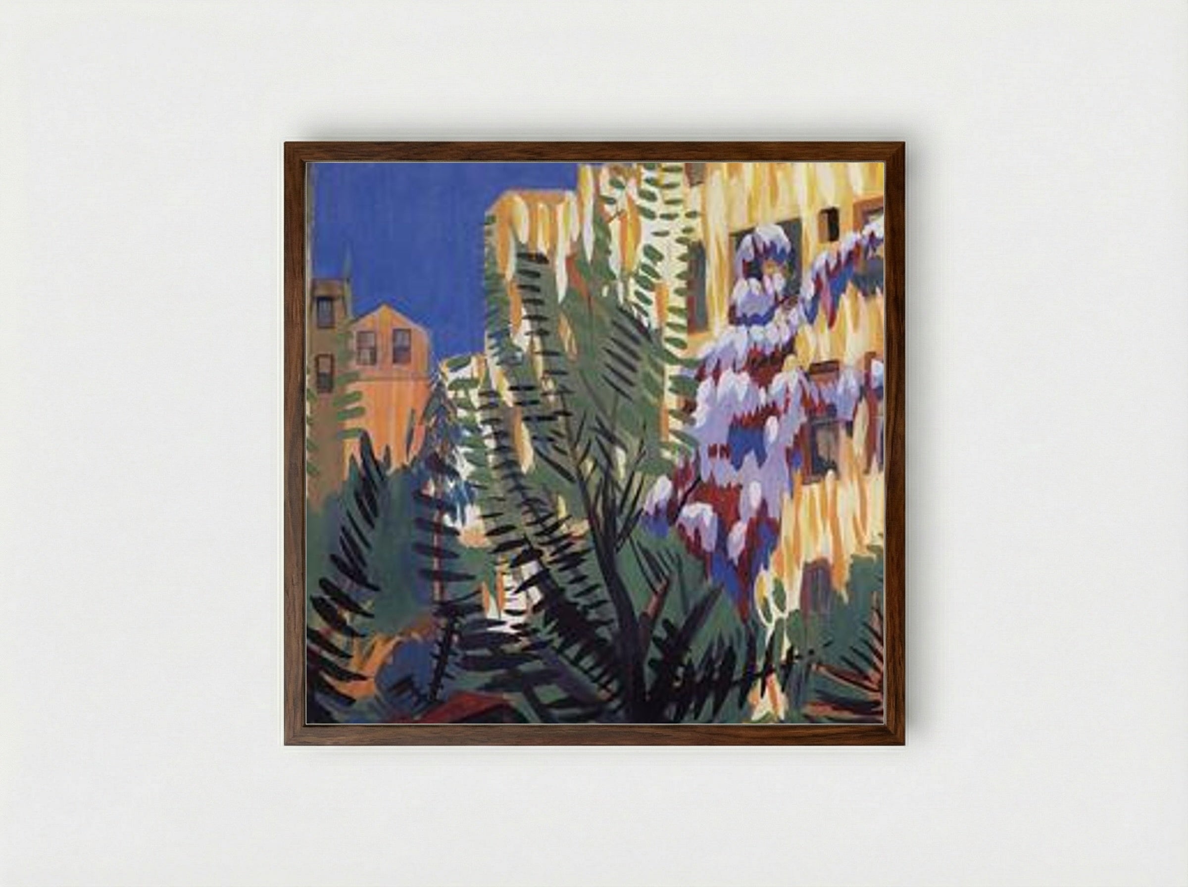 Wisteria - Martiros Saryan - Framed Print Dark Wood