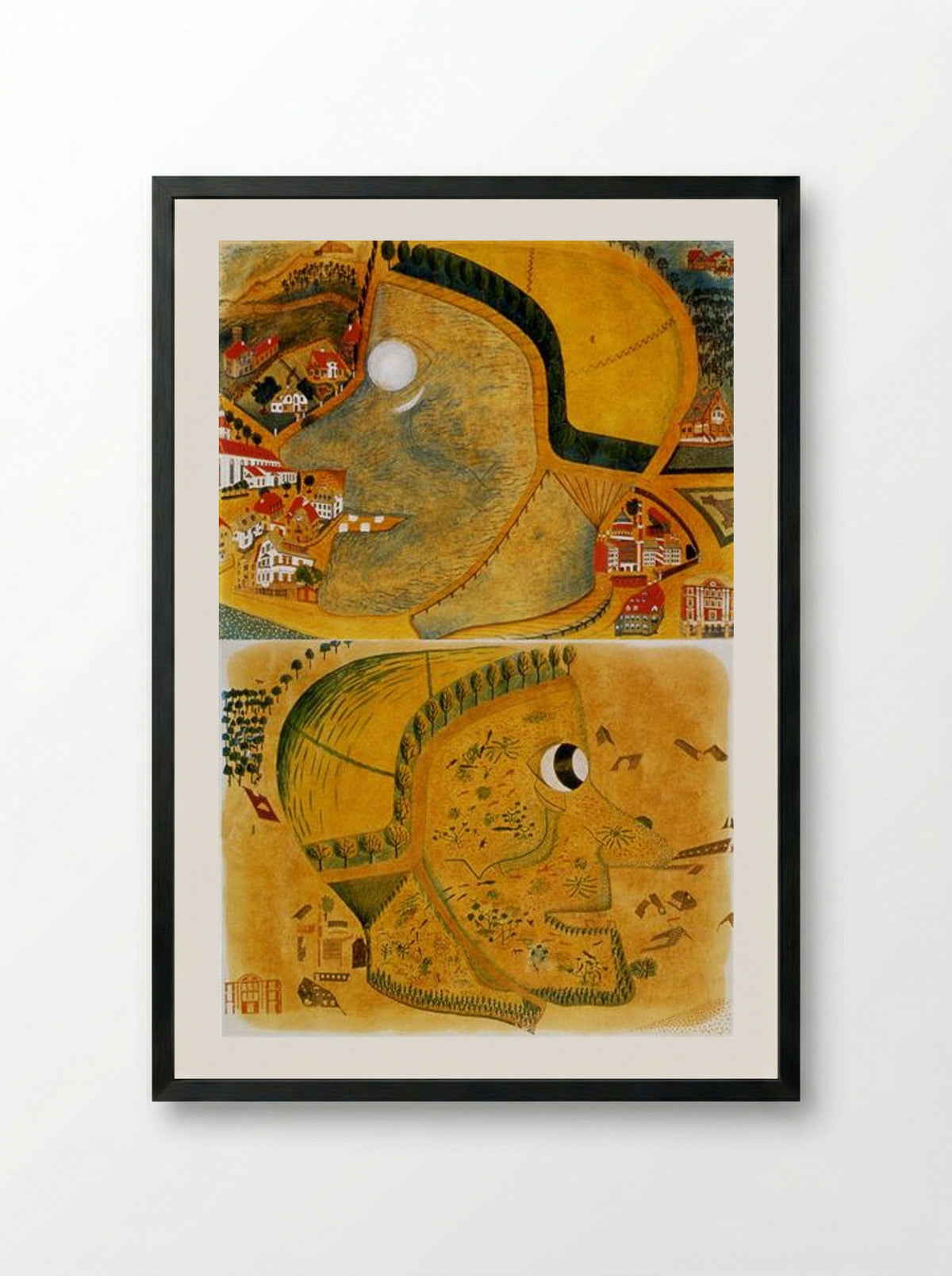 Witch's Head - August Natterer - Framed Print Black