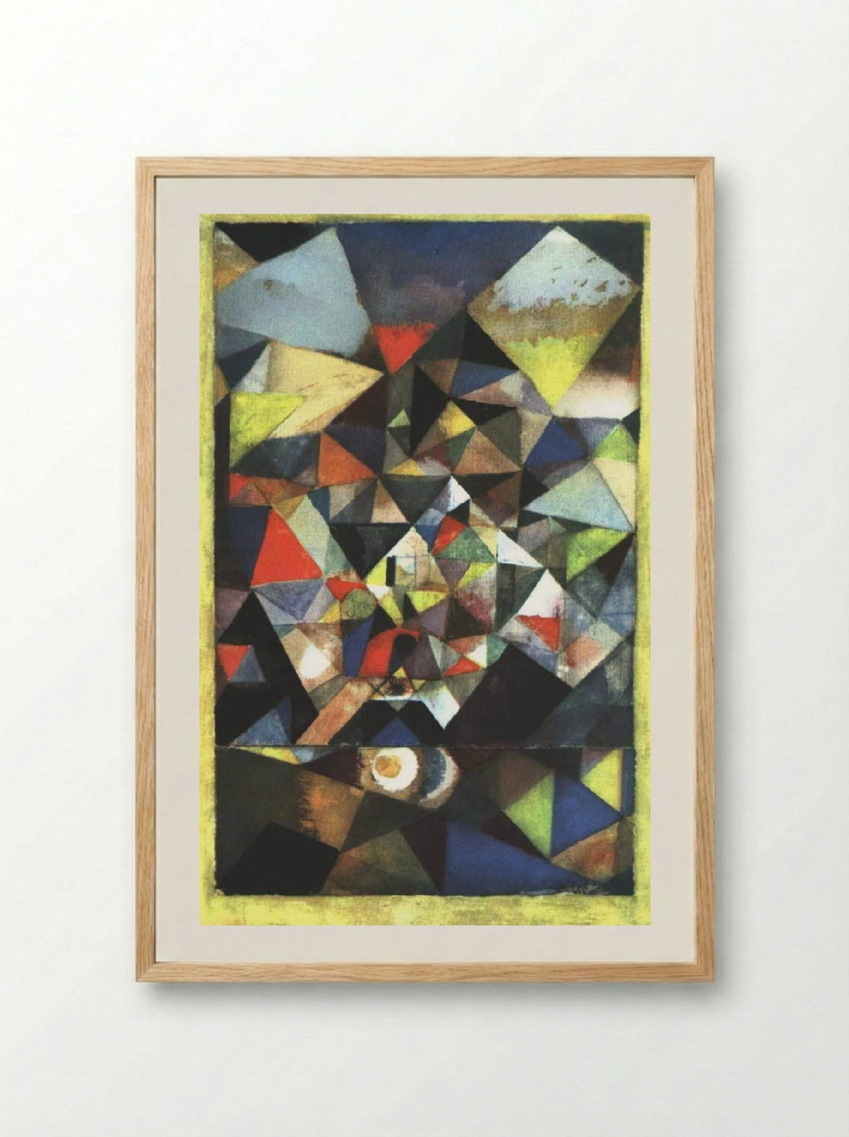 With the Egg - Paul Klee - Framed Print Wood