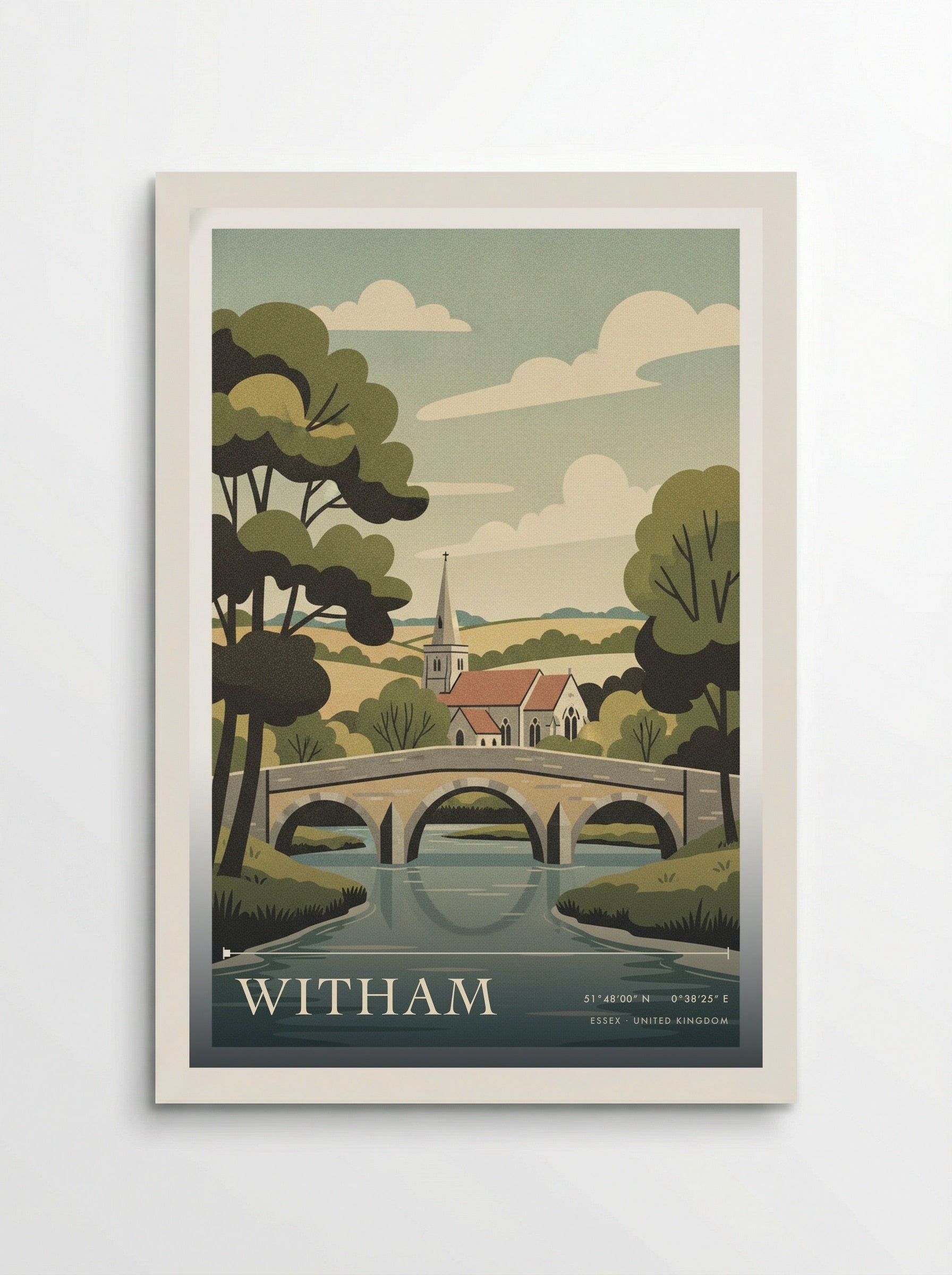 Witham Essex United Kingdom Travel Poster - Poster