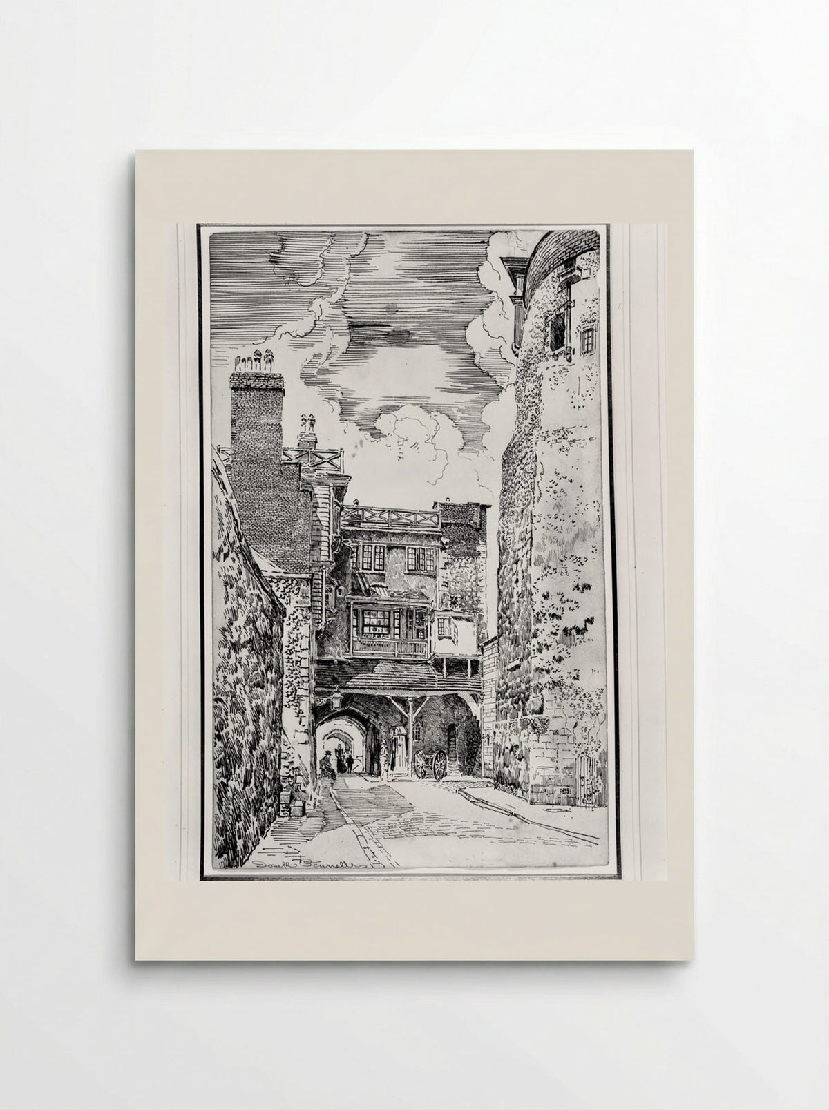 Within the Walls - Joseph Pennell - Poster