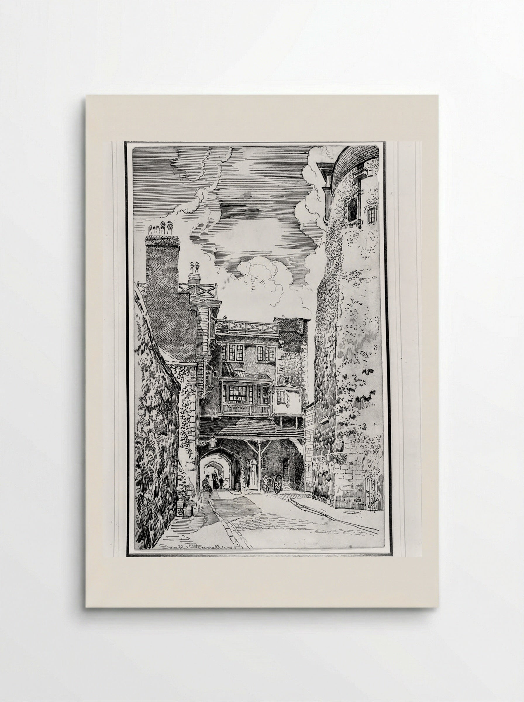 Within the Walls - Joseph Pennell - Poster